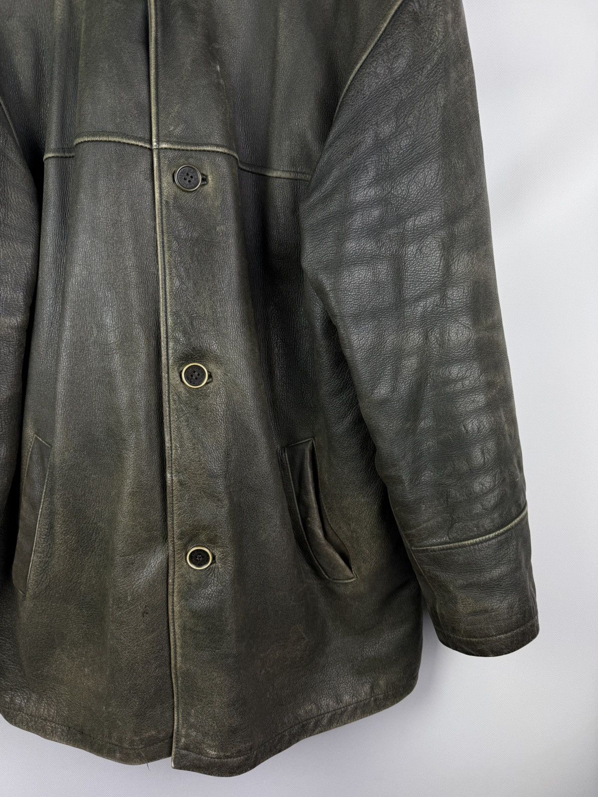 Other Helmsman Men’s Leather Jacket Coat Size 5XL Fits 2XL Size US XXL / EU 58 / 5 - 4 Thumbnail