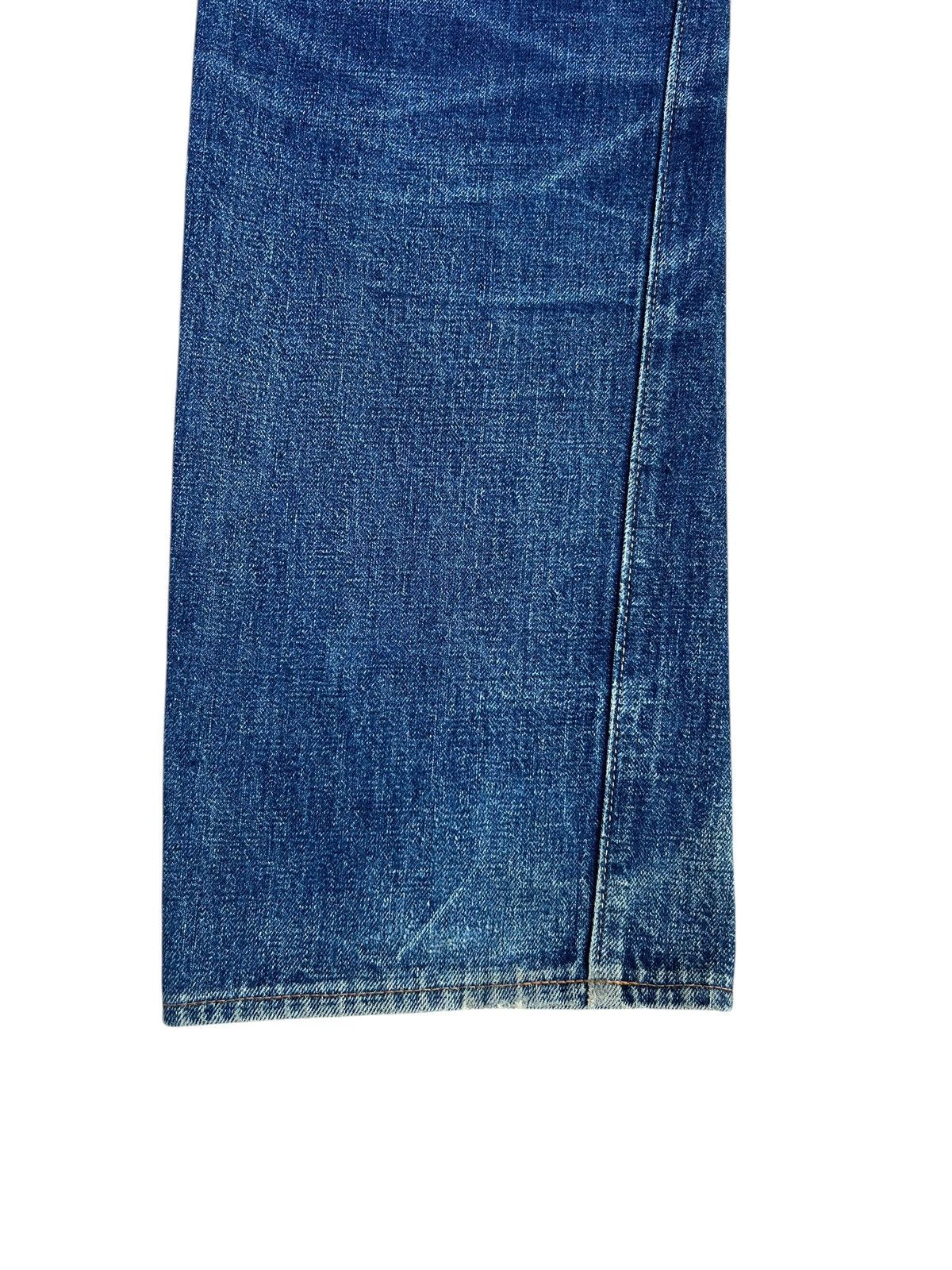 Denime Vintage 90s DENIME Japan Leather Patch Denim Selvedge Jeans Size US 29 - 17 Thumbnail