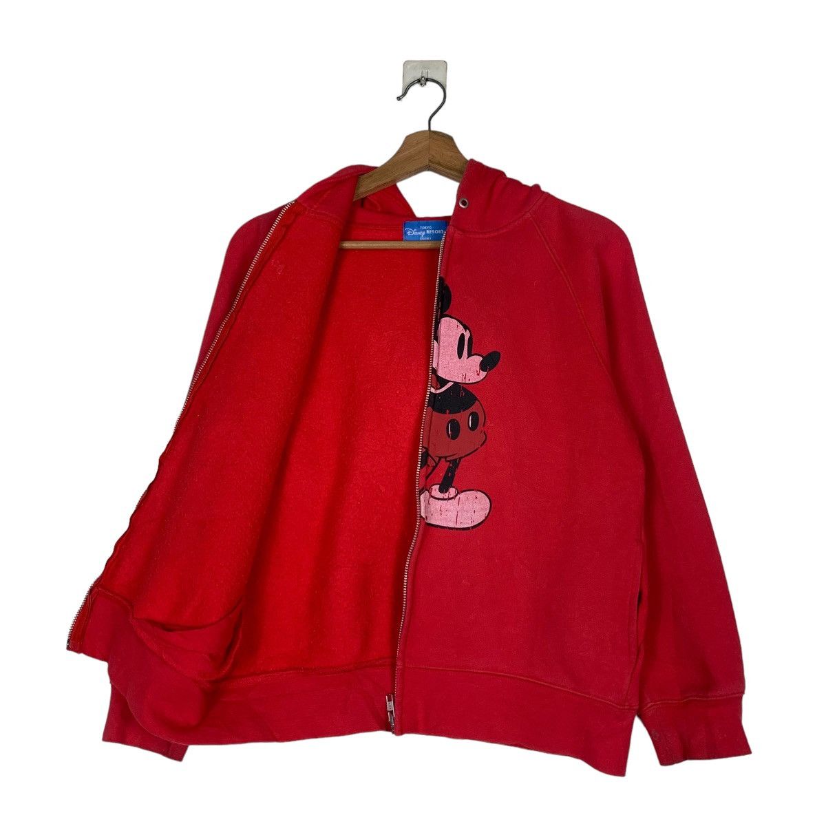 Disney Disney Resort Mickey Mouse Graphic Zipper Hoodies #0734-C33 Size US S / EU 44-46 / 1 - 10 Thumbnail