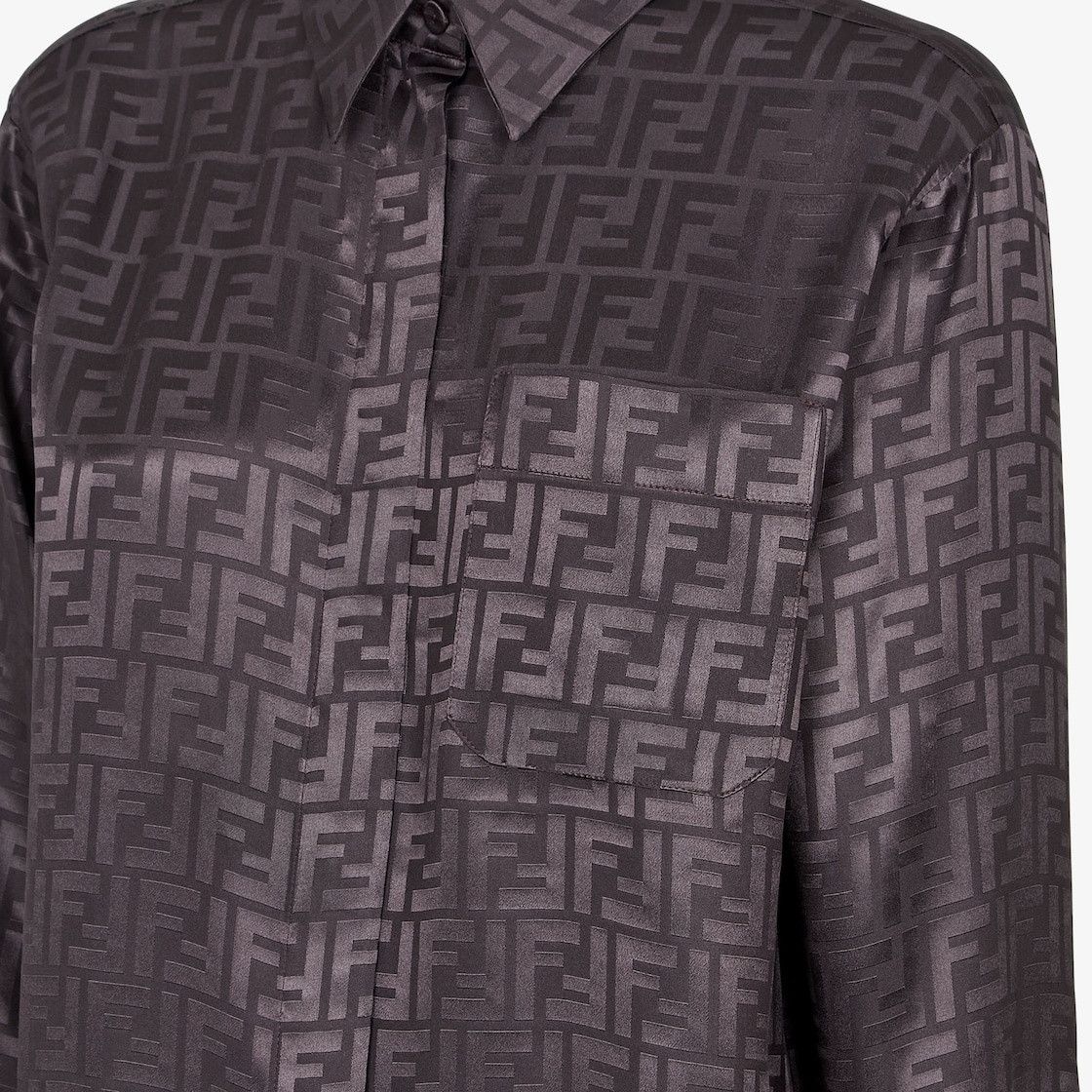 Fendi o1s1wg110925 Shirt in Purple Size L / US 10 / IT 46 - 3 Thumbnail