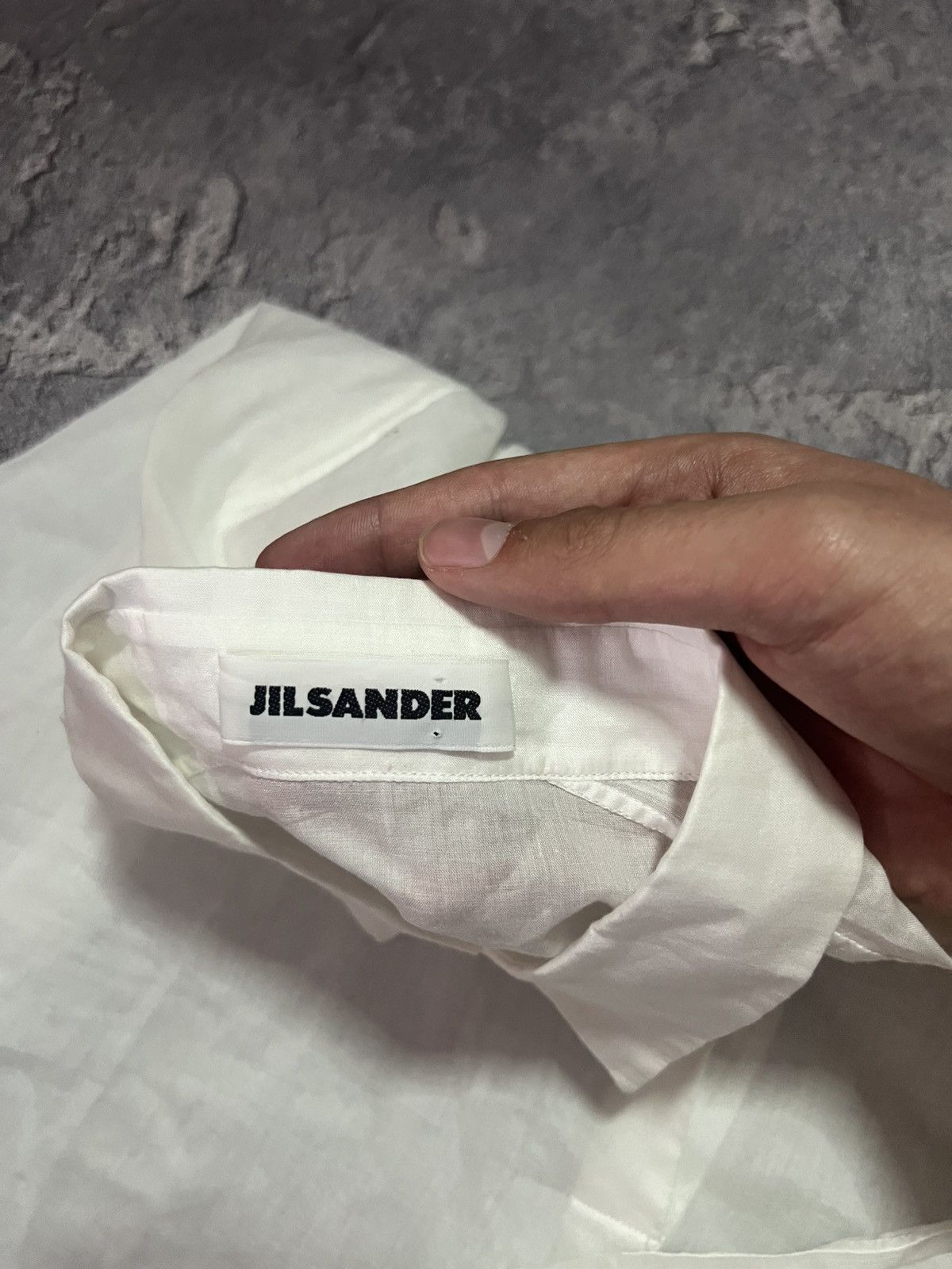 Jil Sander Jil Sander 1/2 Button Up White Shirt Avant Garde Vintage Size XXS / US 00 / IT 34 - 4 Thumbnail