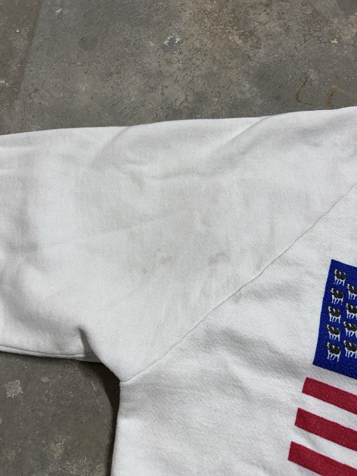 Jerzees Vintage 80’s Holy Cow Flag Graphic Sweatshirt Size Large Size US L / EU 52-54 / 3 - 7 Thumbnail