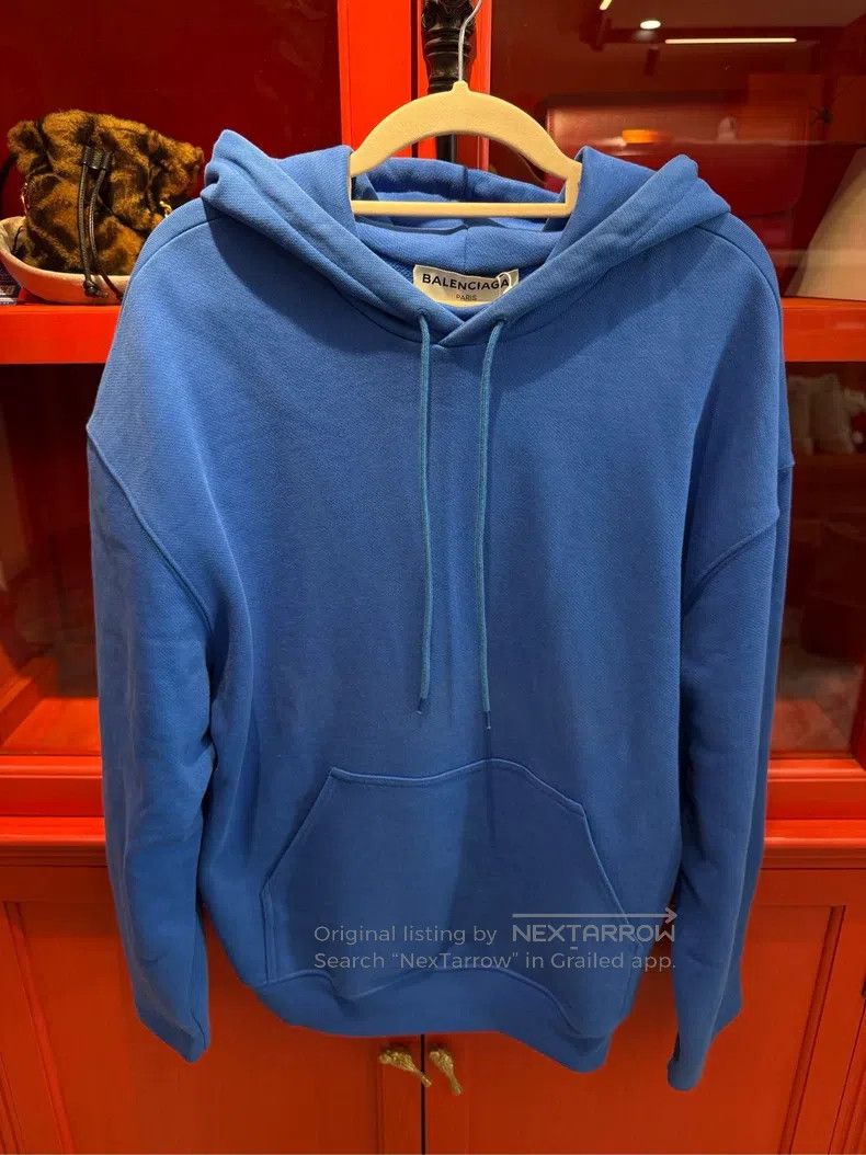 Balenciaga Balenciaga Blue Sweatshirt Size US M / EU 48-50 / 2 - 1 Thumbnail