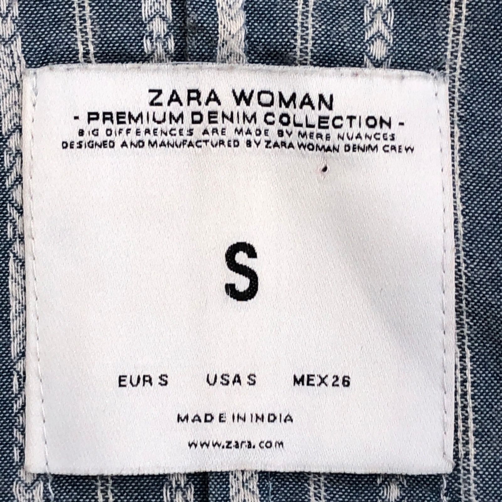 Zara Zara Size S Cardigan Open Front Crochet Trim Tassles Blue Size S / US 4 / IT 40 - 12 Thumbnail
