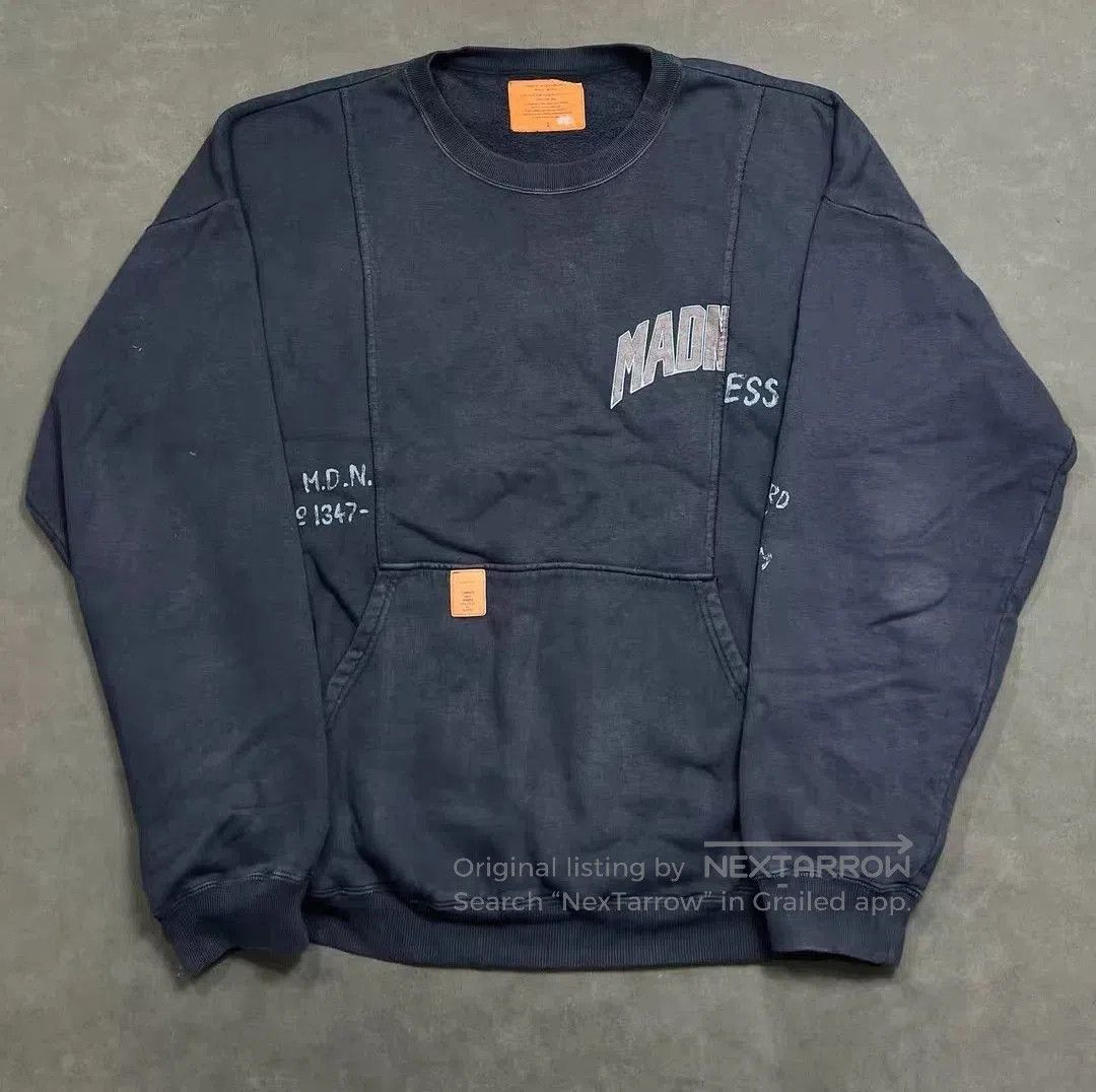 Madness MADNESS 20AW Japanese Vintage Sweatshirt. Size US L / EU 52-54 / 3 - 2 Thumbnail