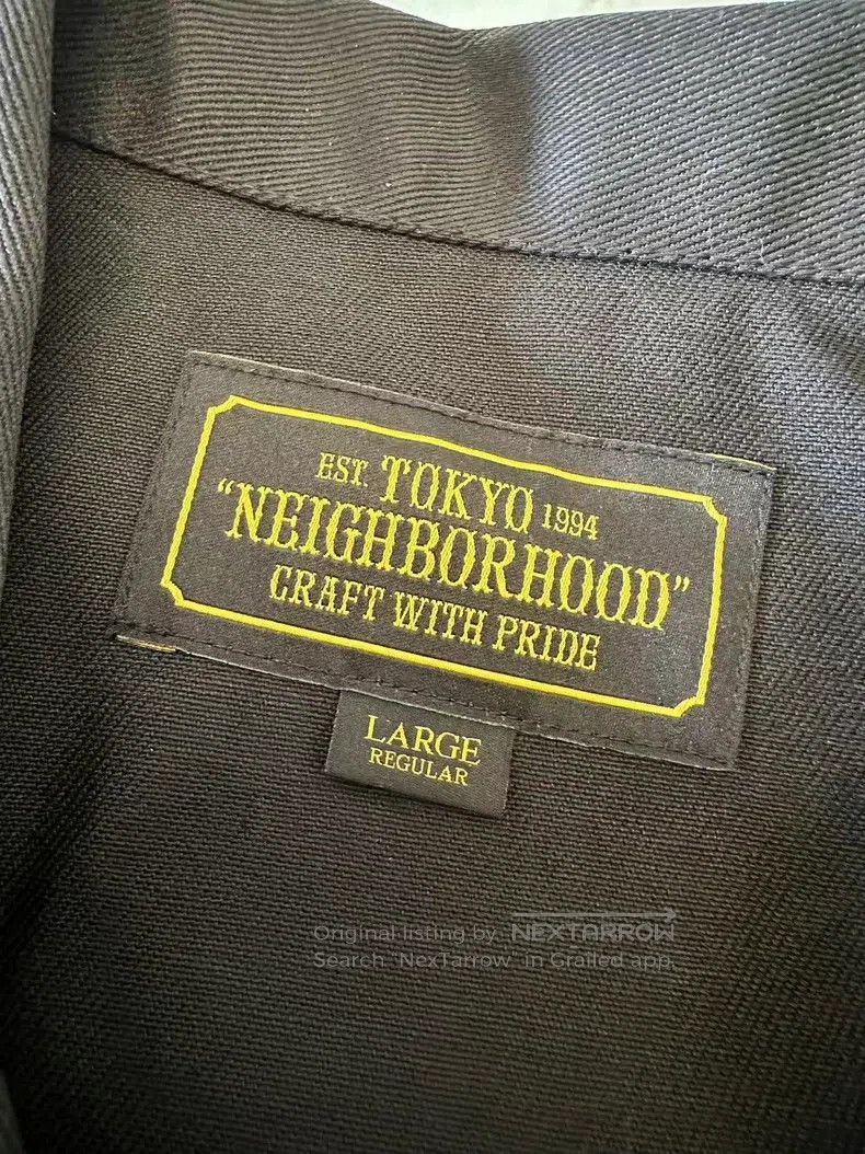 Neighborhood Neighborhood Black Work Jacket Size US L / EU 52-54 / 3 - 5 Thumbnail