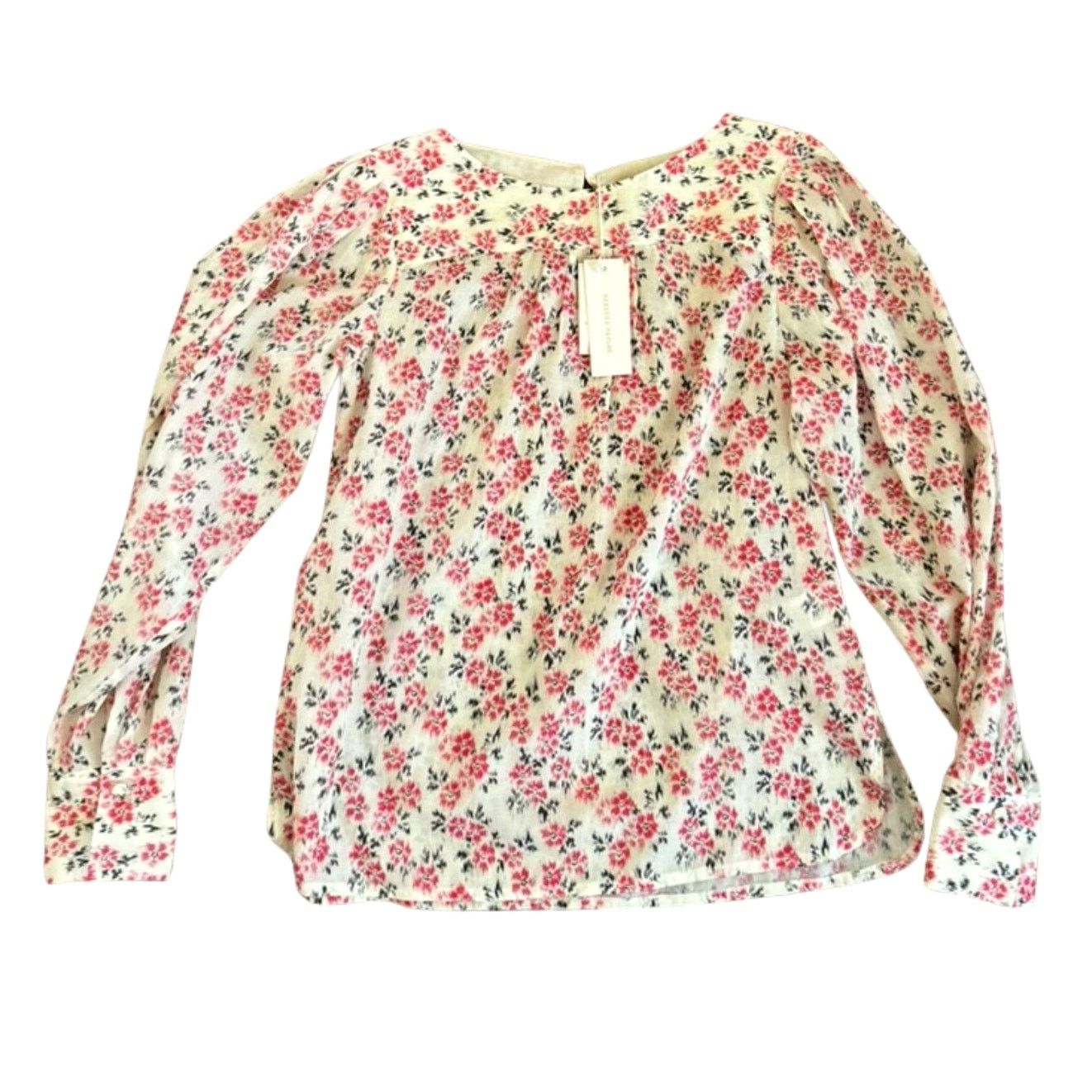 Rebecca Taylor NWT Rebecca Taylor Floral Ikat Long Sleeve Blouse – Size S Size S / US 4 / IT 40 - 5 Thumbnail