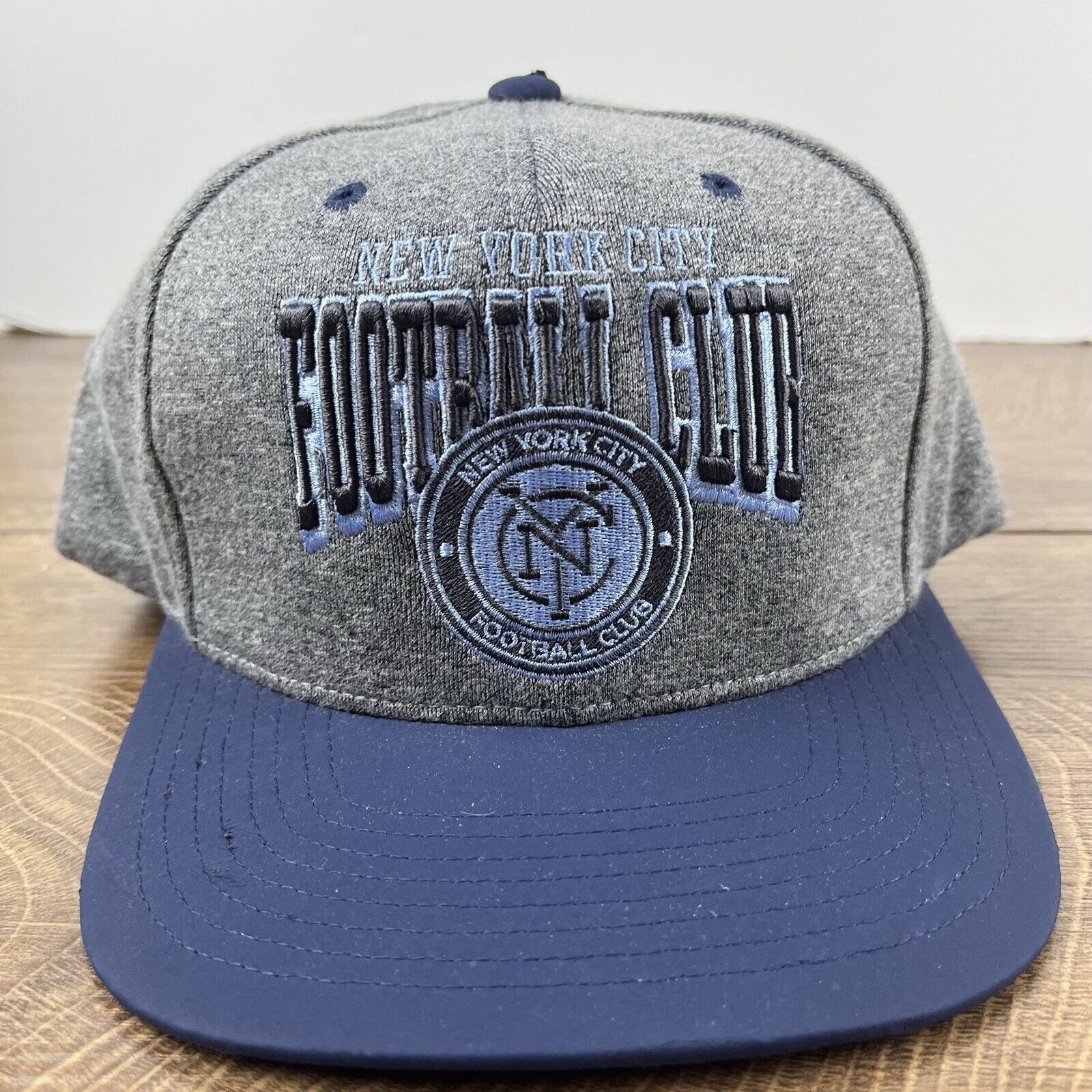 Mitchell & Ness New York City FC Hat Mitchell & Ness Hat Gray Cap Adjustable Size ONE SIZE - 5 Thumbnail