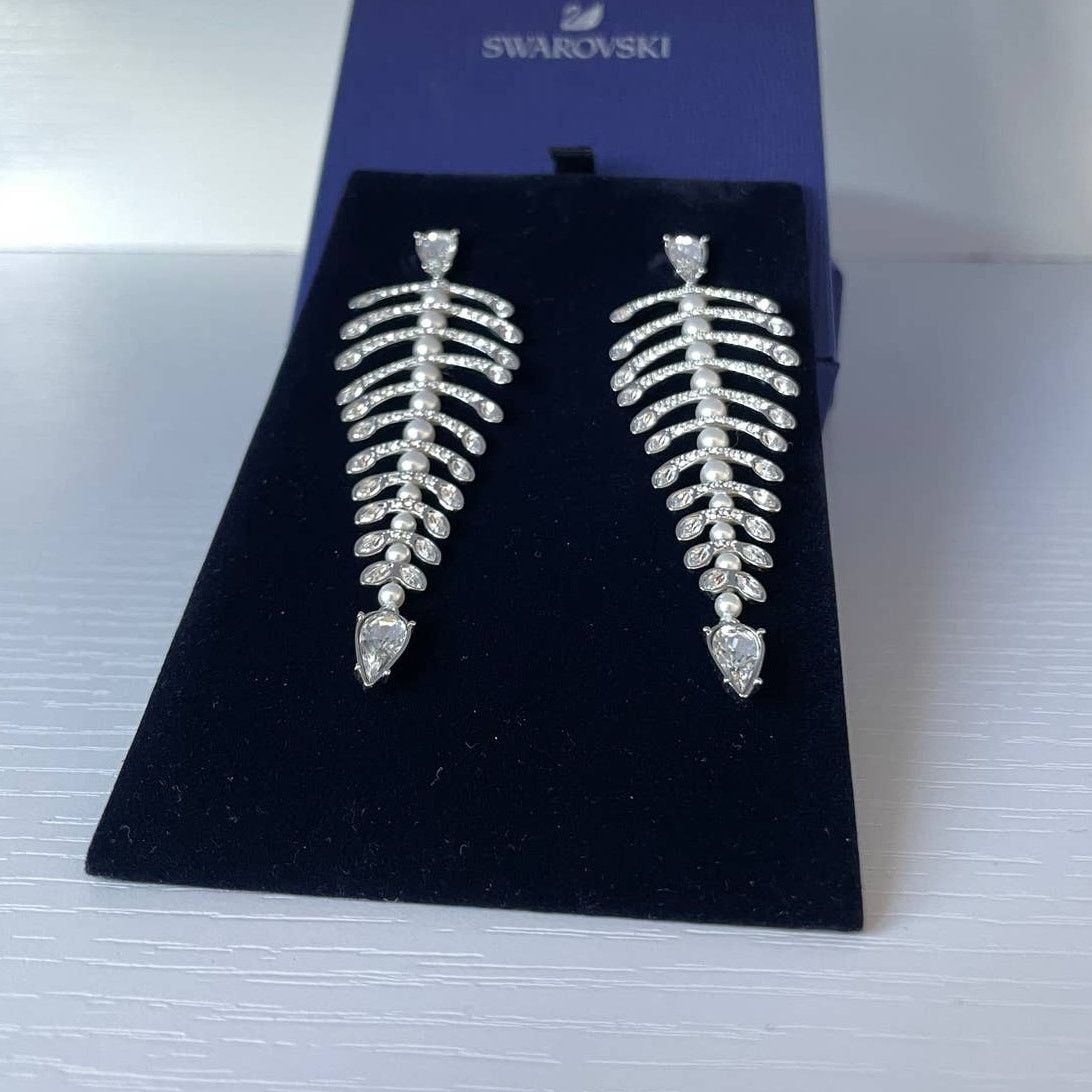 Swarovski Swarovski Polar Bestiary Chandelier Earrings Size ONE SIZE - 3 Thumbnail