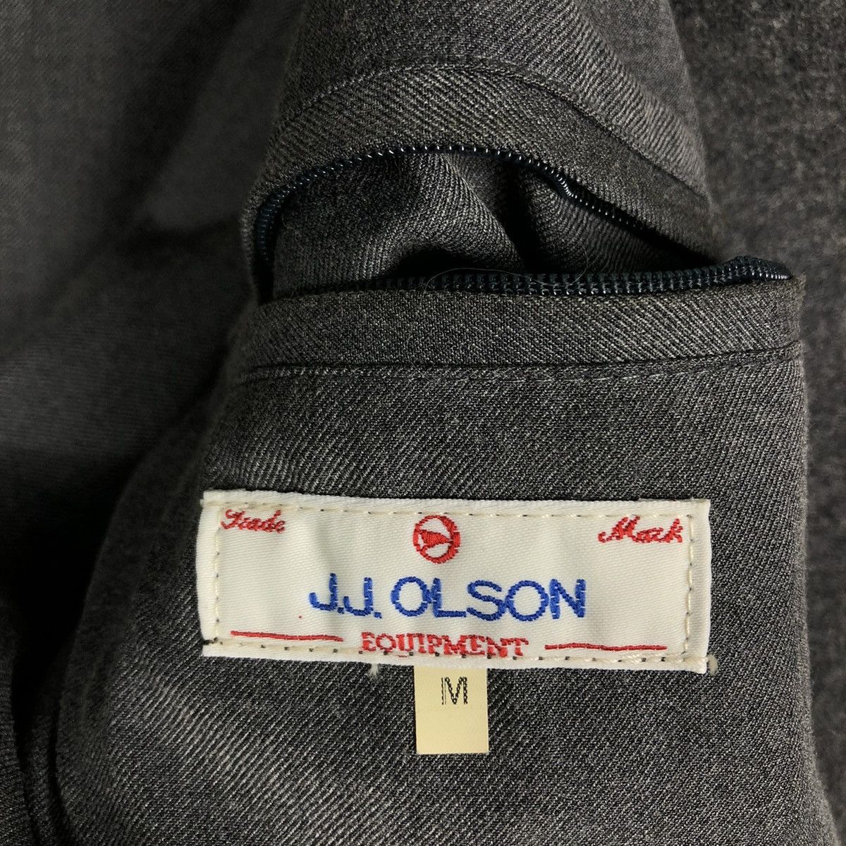 Designer 🔥 J.J. OLSON EQUIPMENT WOOL MOUNTAIN COAT JACKET ITALY MADE Size US M / EU 48-50 / 2 - 13 Thumbnail