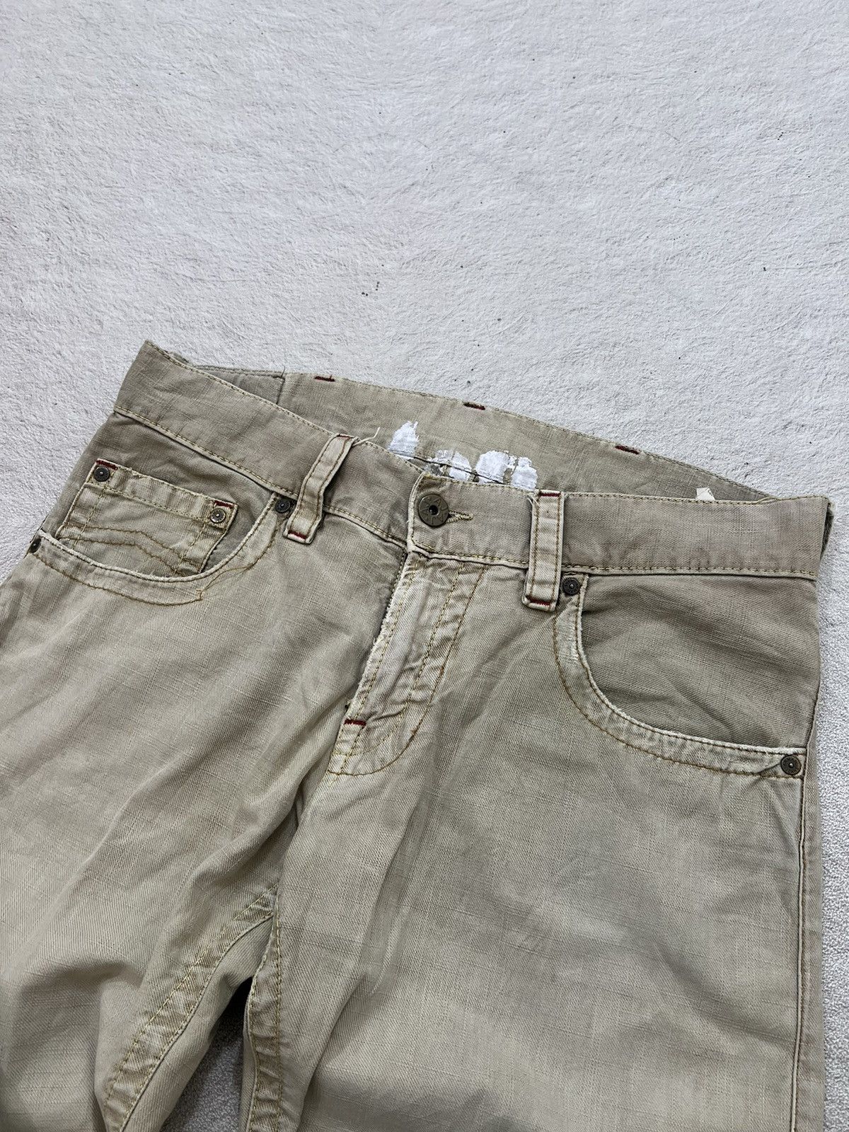 Emporio Armani × Our Legacy 2000s Archival AJ Giorgio Armani Jeans Wash Baggy y2k Lgb Size US 32 / EU 48 - 3 Thumbnail