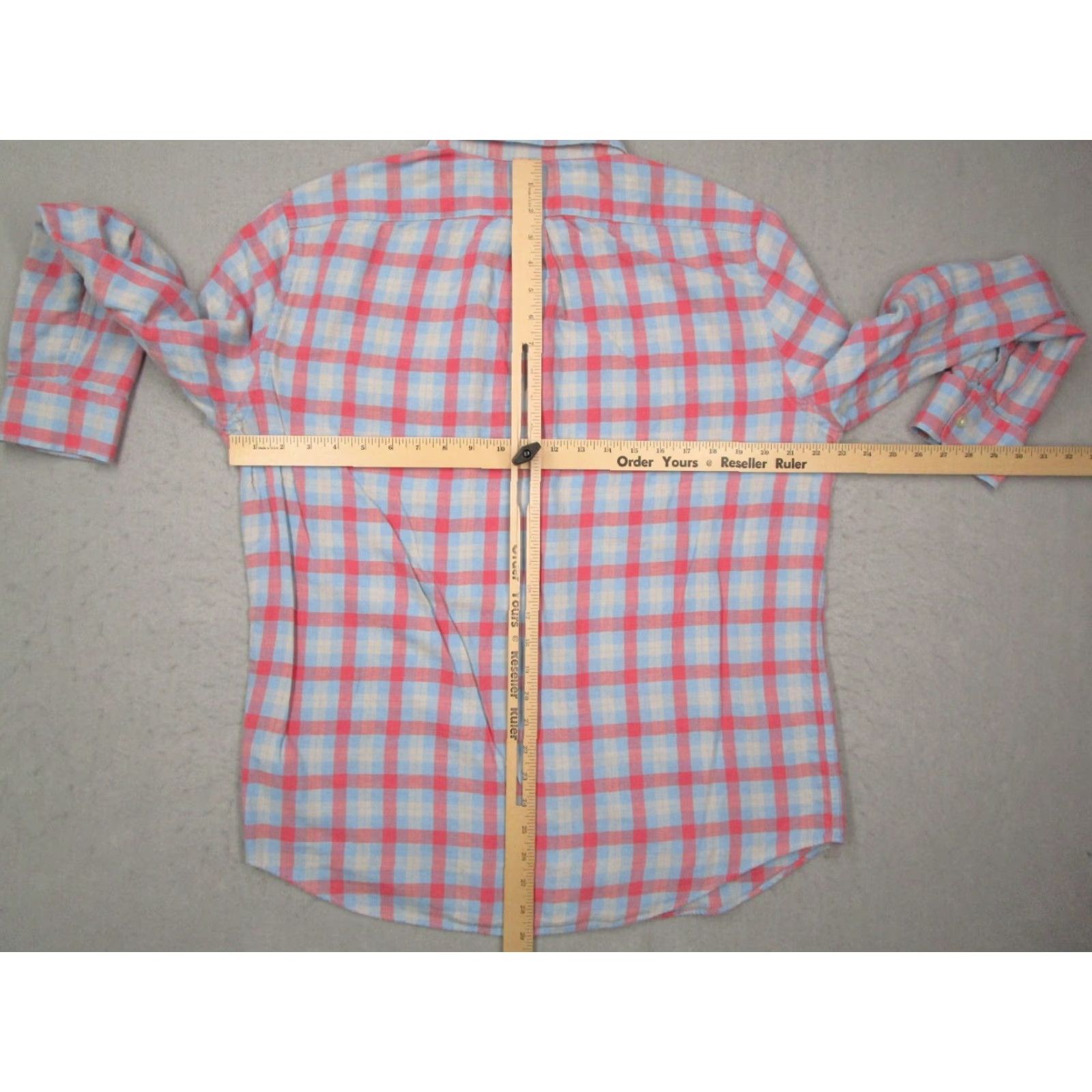 Vineyard Vines VINTAGE Vineyard Vines Men's Slim Fit Check Button-Up Shirt L Pink Cotton Linen Whale Logo Casual Size US L / EU 52-54 / 3 - 5 Thumbnail