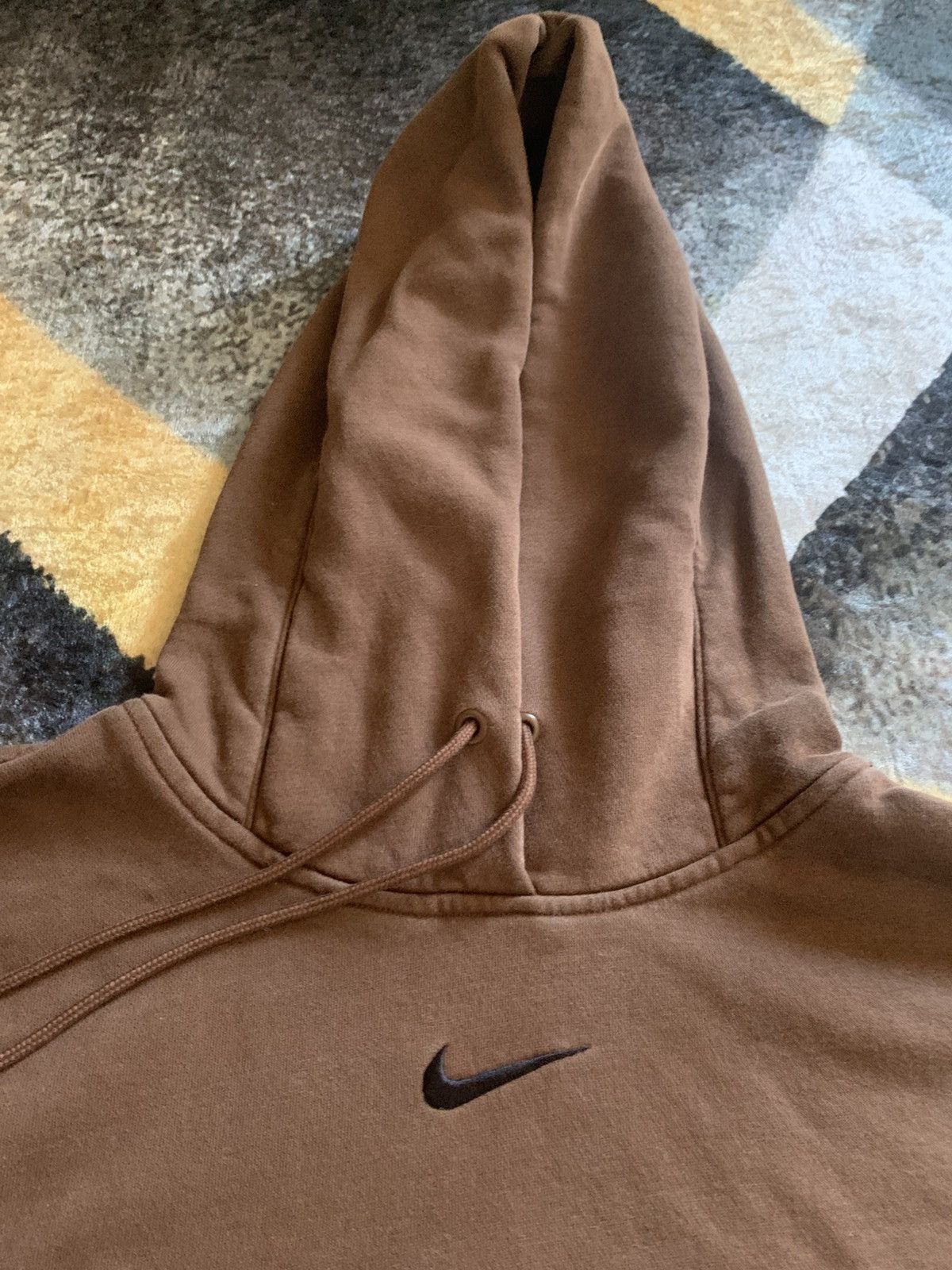 Nike Nike Hoodie Center Check Brown Size ONE SIZE - 2 Thumbnail