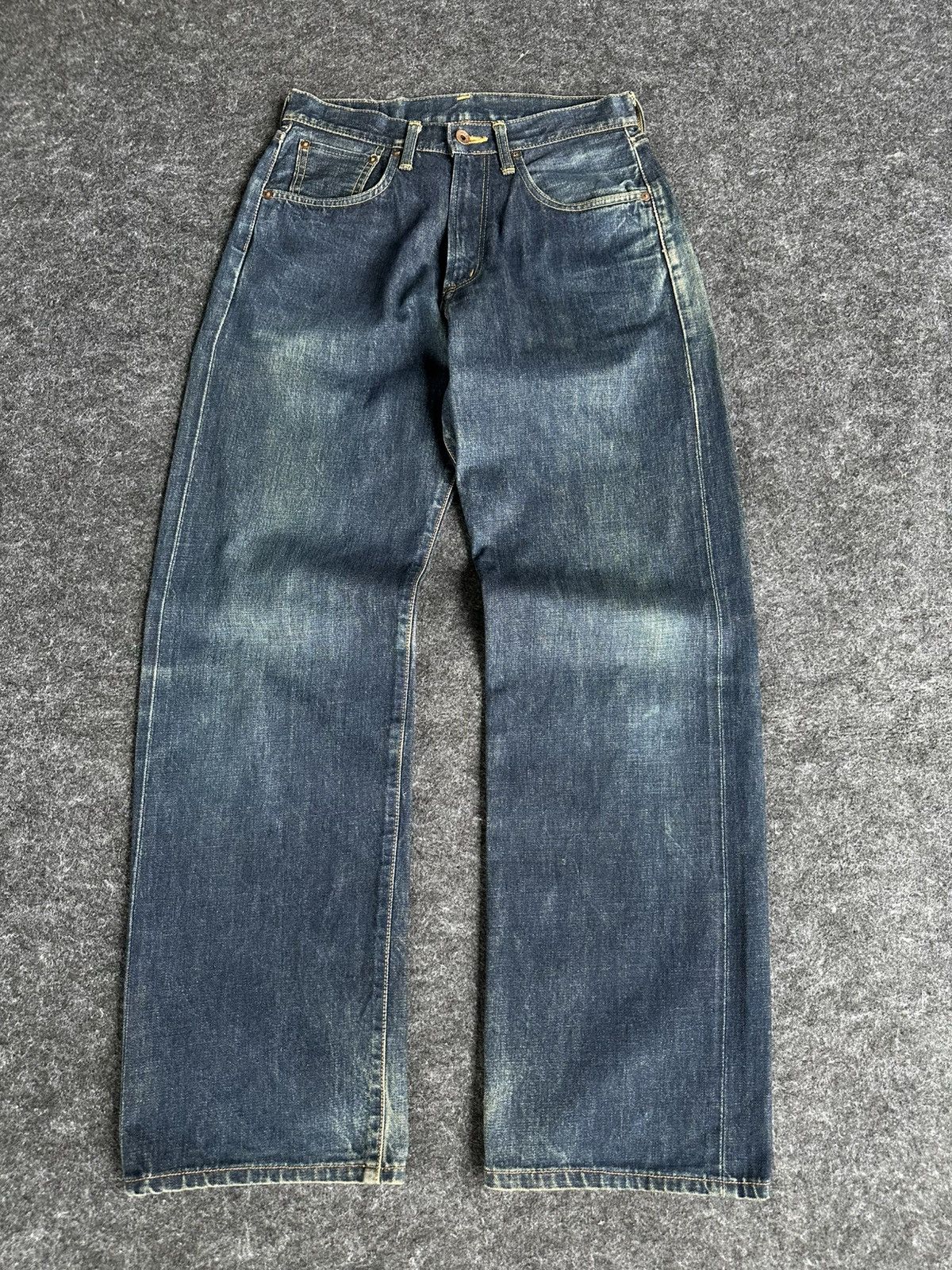 Edwin Vintage Edwin 505 Selvedge Washed Denim 29x32 D839 Size US 29 - 1 Thumbnail