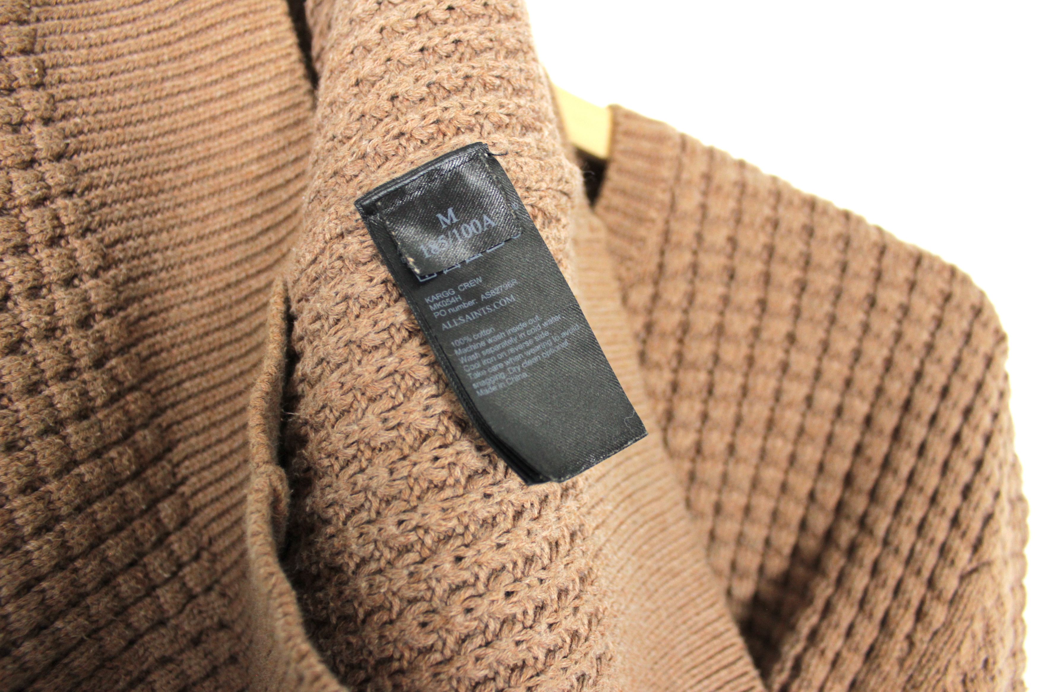 Allsaints All Saints Kargg Crew Jumper Thick Knit Sweater NZ Size US M / EU 48-50 / 2 - 6 Thumbnail