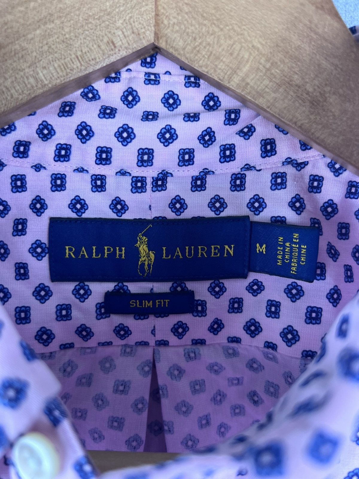 Polo Ralph Lauren Polo Ralph Lauren Shirt Men's M Pink Geometric All Over Size US M / EU 48-50 / 2 - 3 Thumbnail