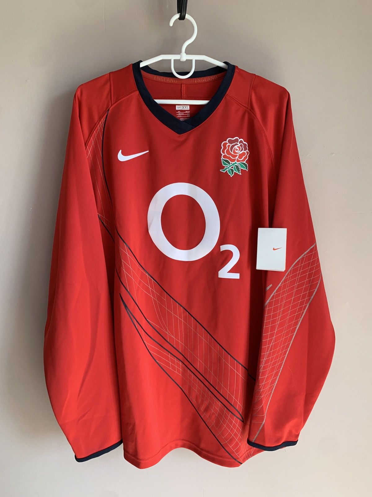 Nike England 2003 Rugby Union Long Sleeve Nike Vintage Size XXL Size US XXL / EU 58 / 5 - 1 Thumbnail