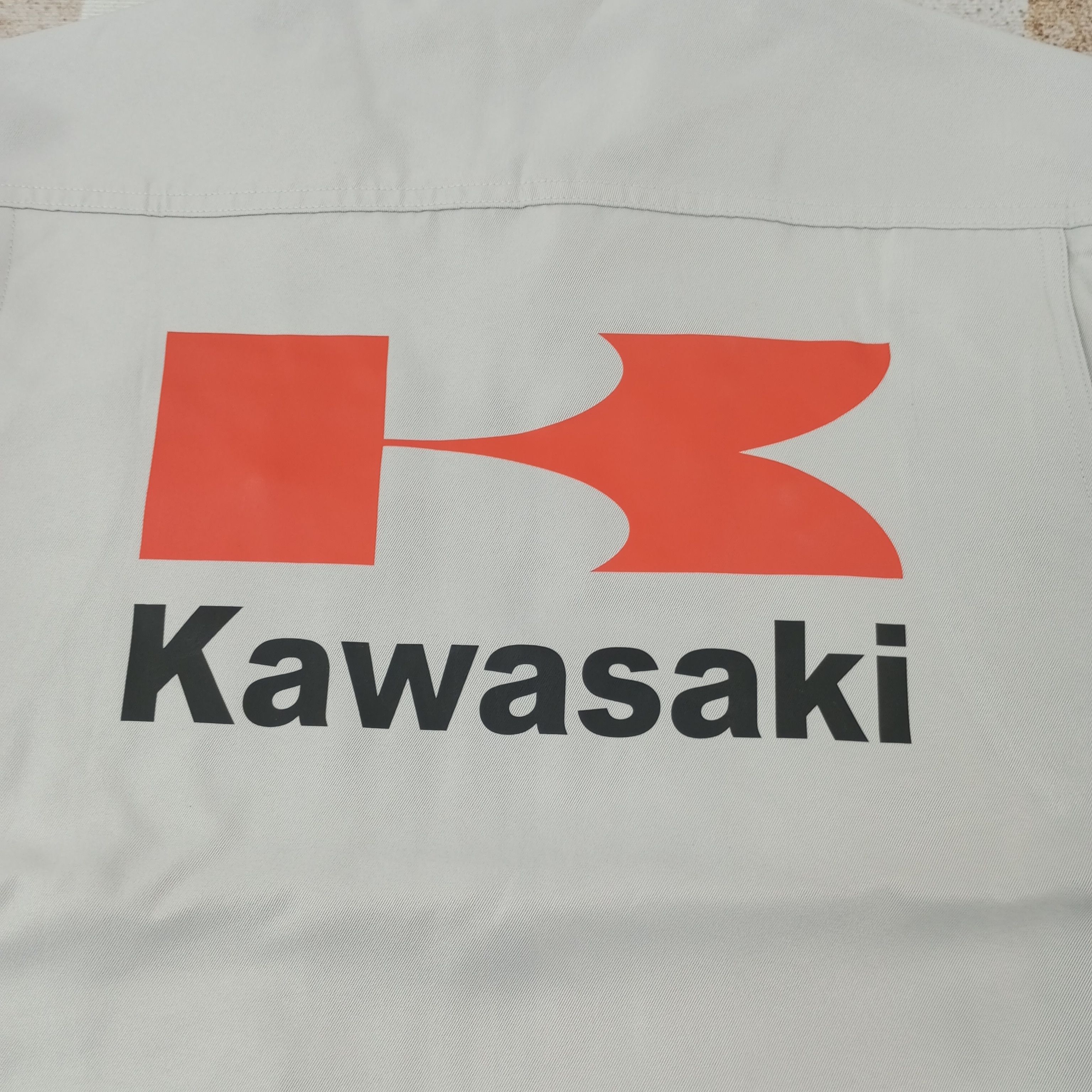 Vintage Kawasaki Motorsports Custom Jacket c231n28 Size US M / EU 48-50 / 2 - 2 Thumbnail