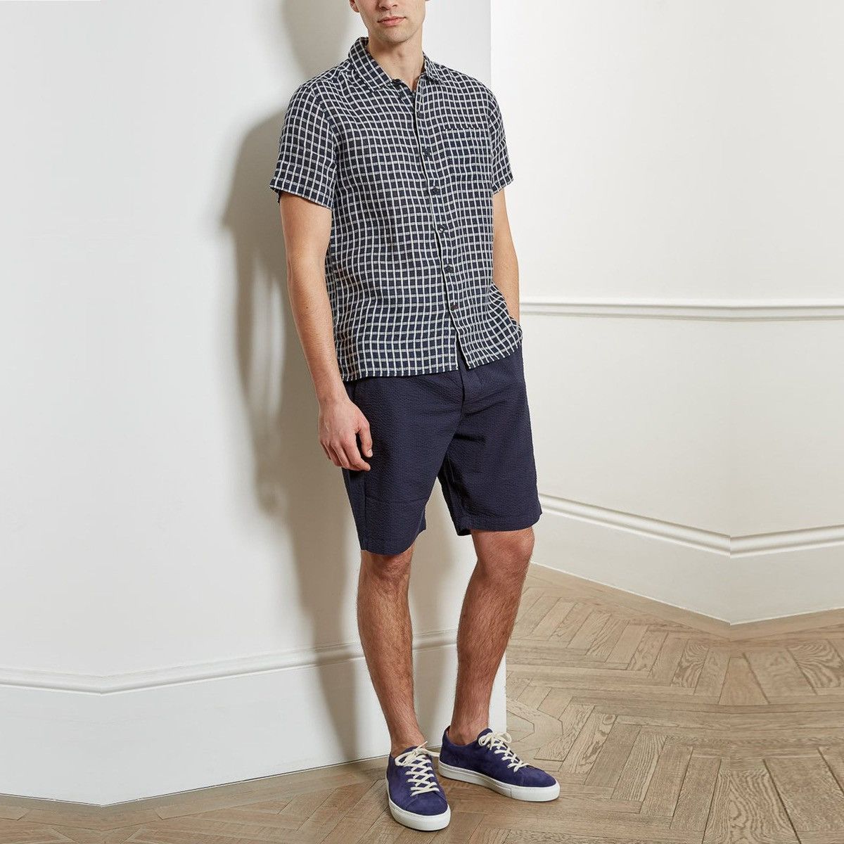 Oliver Spencer Oliver Spencer Men’s Shirt Hawaiian Made In Portugal RRP120£ Size US S / EU 44-46 / 1 - 15 Thumbnail