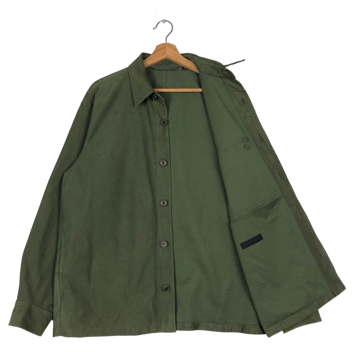 Japanese Brand 🔥Vintage Military Design Chore Jacket Uniqlo Issey Miyake Size US M / EU 48-50 / 2 - 11 Thumbnail