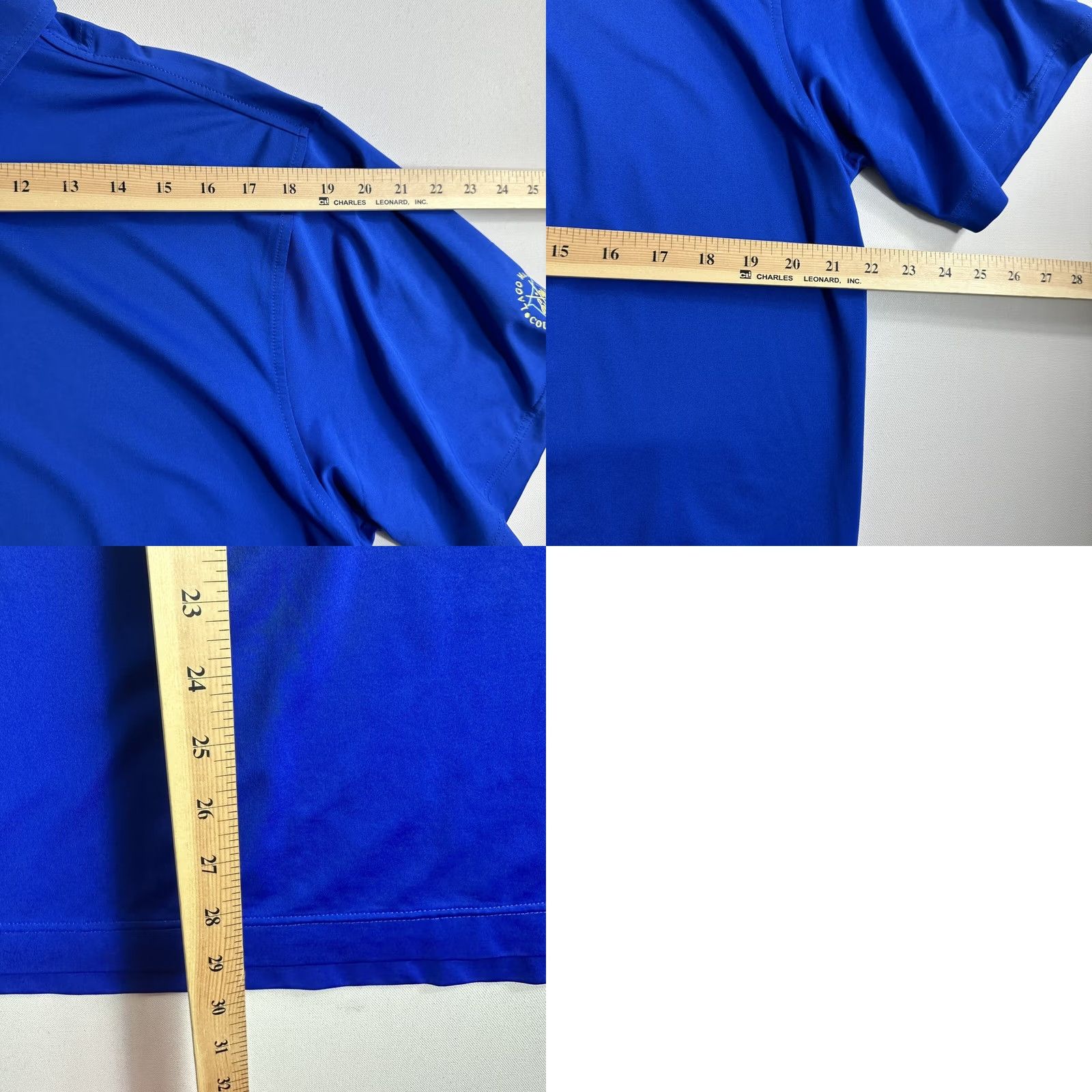 Footjoy FootJoy Polo Shirt Lago Mar Country Club Short Sleeve Logo Golf Size M Blue Mens Regular Shirt Size US M / EU 48-50 / 2 - 8 Thumbnail