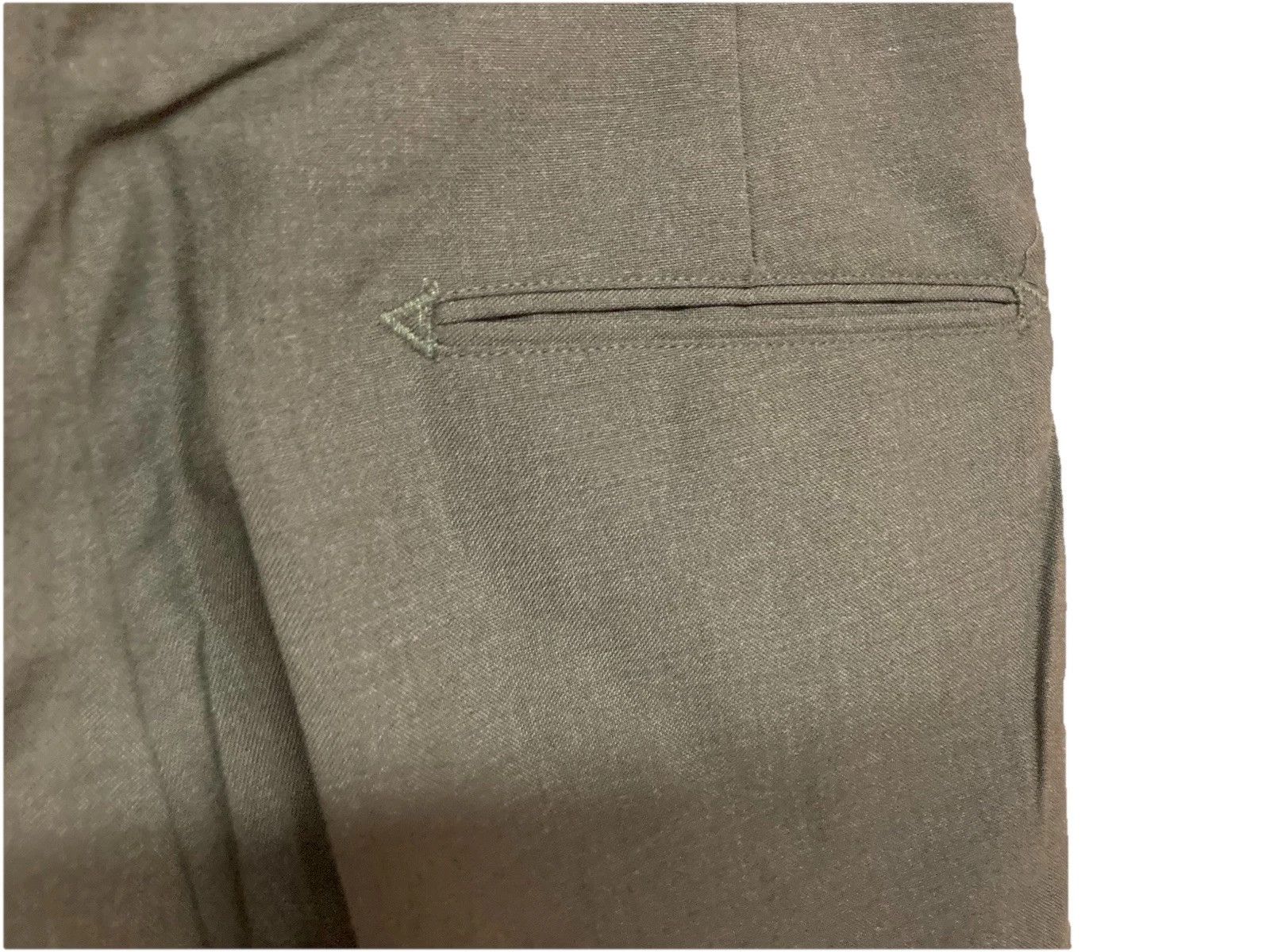 Creighton VTG Creighton US Army Class A Pants Vietnam Green Sz 33R NWT Size 34R - 8 Thumbnail