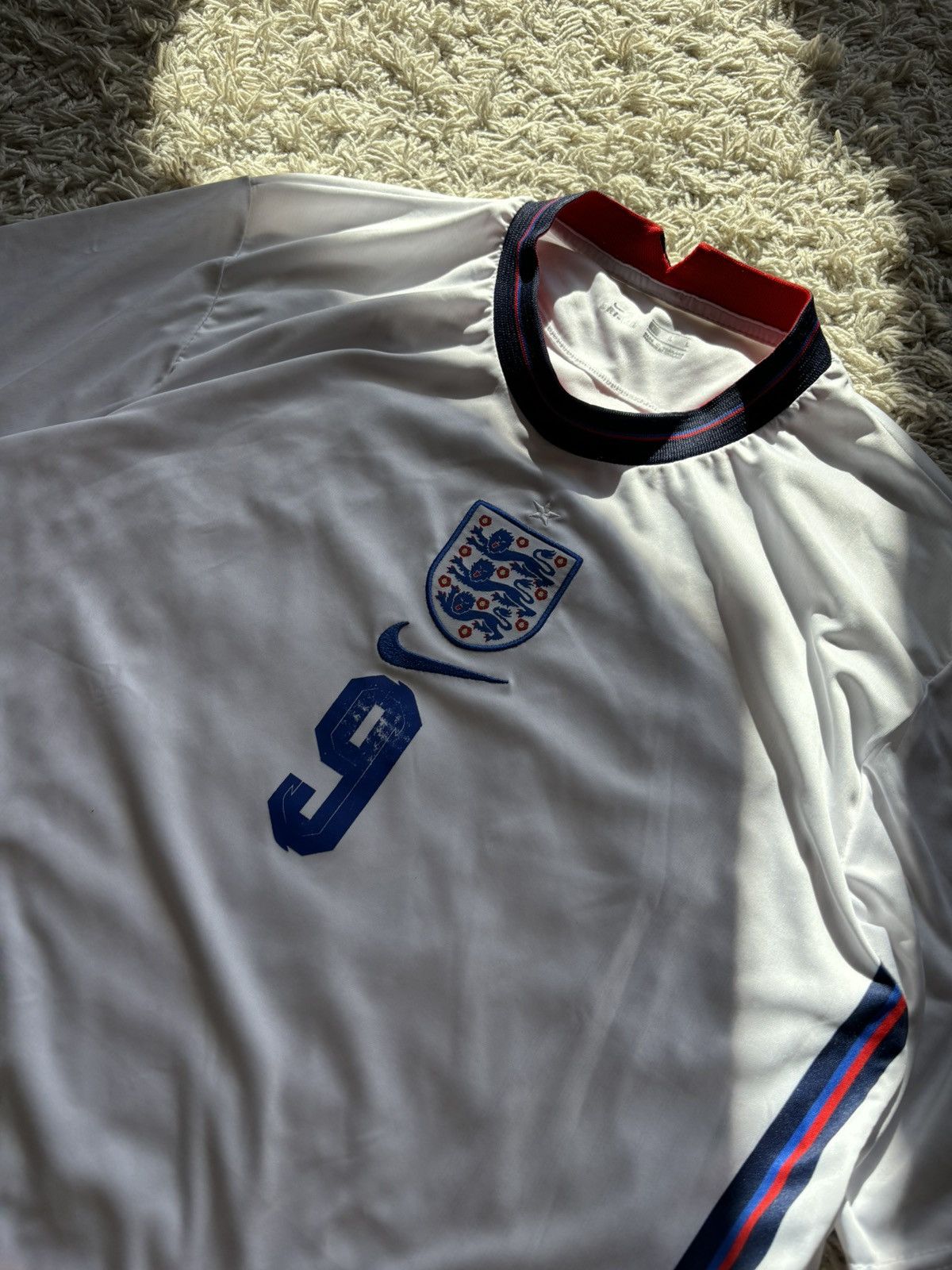 Nike × Vintage Vintage Soccer Jersey Nike England Harry Kane 9 Size US L / EU 52-54 / 3 - 2 Thumbnail