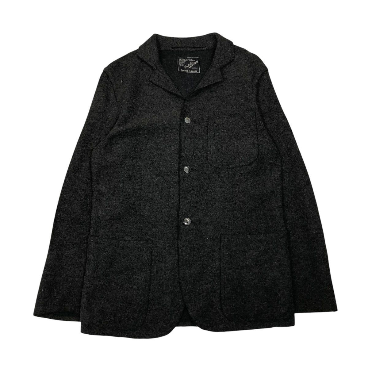 Issey Miyake 🔥CHORE WORKER WOOL JACKET CABANE DE ZUCCA ISSEY MIYAKE Size US M / EU 48-50 / 2 - 1 Thumbnail