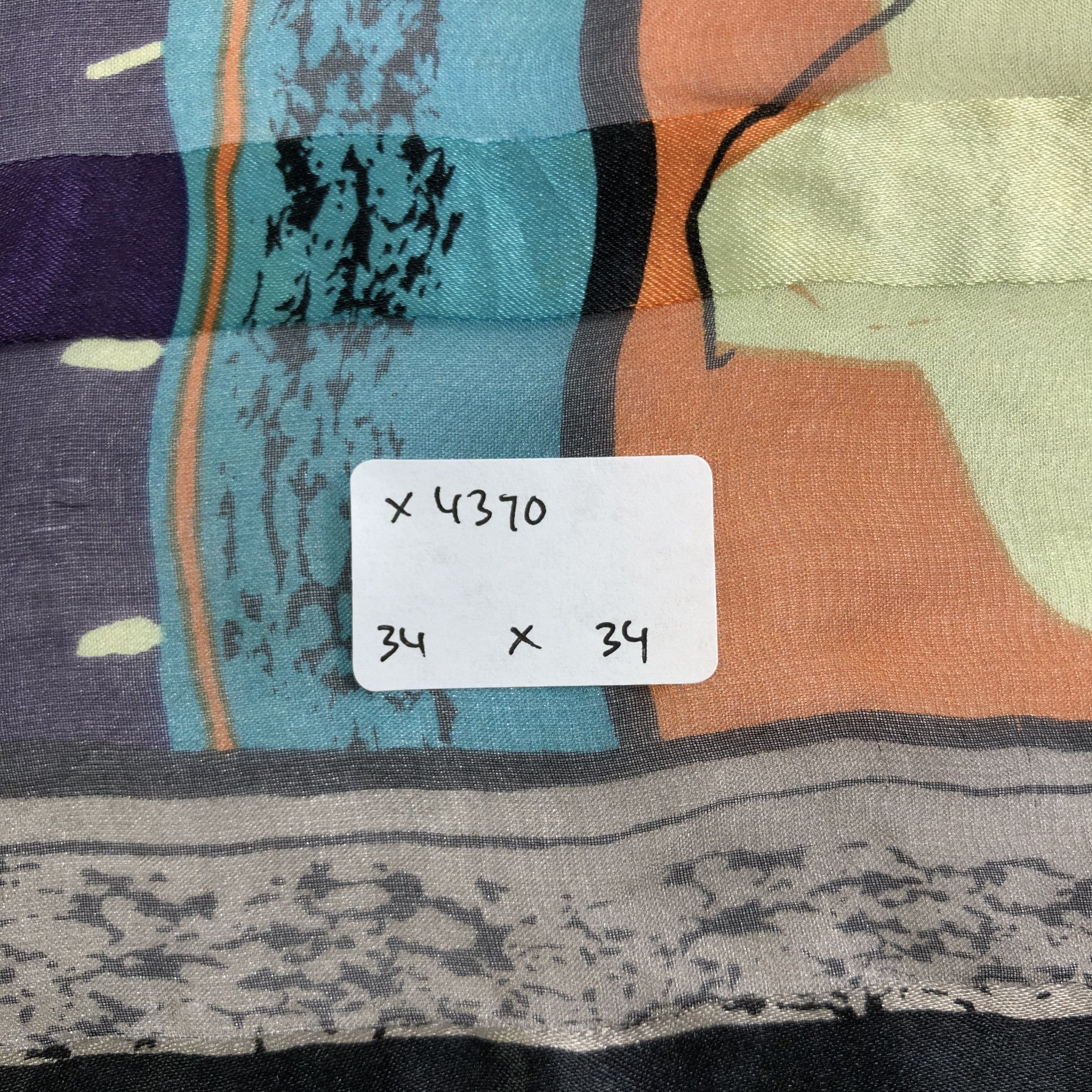 Vintage Vintage Silk Scarf Size ONE SIZE - 7 Thumbnail