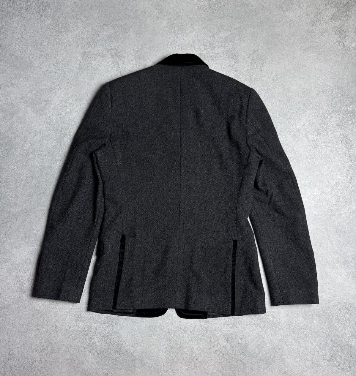 Dolce & Gabbana Dolce Gabbana Women’s Angora Wool V-Neck Blazer Jacket Size 44S - 2 Thumbnail