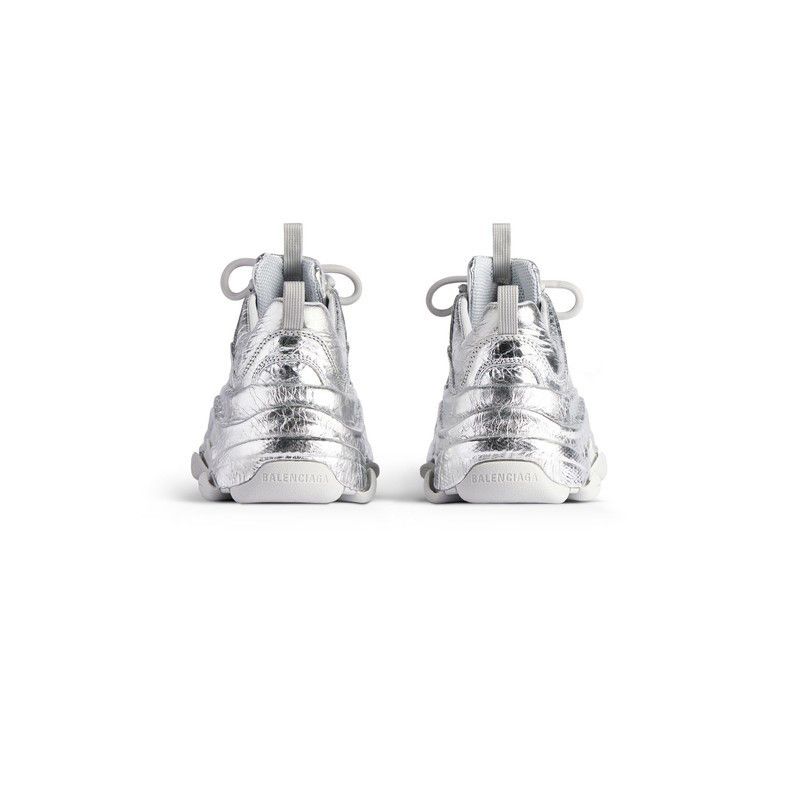 Balenciaga o1w1db10425 Triple S Sneakers in Silver Size US 6 / EU 39 - 5 Thumbnail