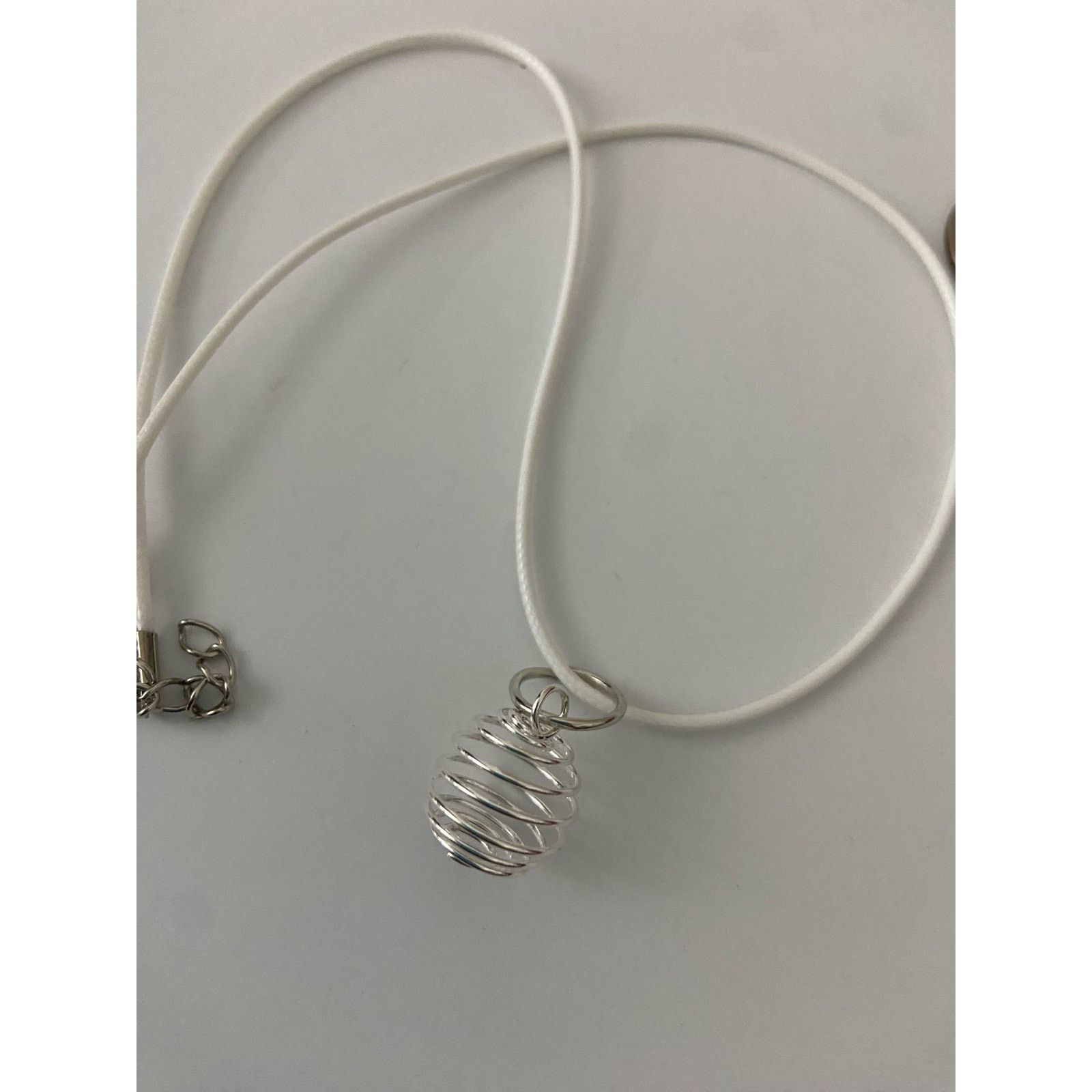 Other Round, abstract, cage, pendant necklace, silver tone Size ONE SIZE - 4 Thumbnail