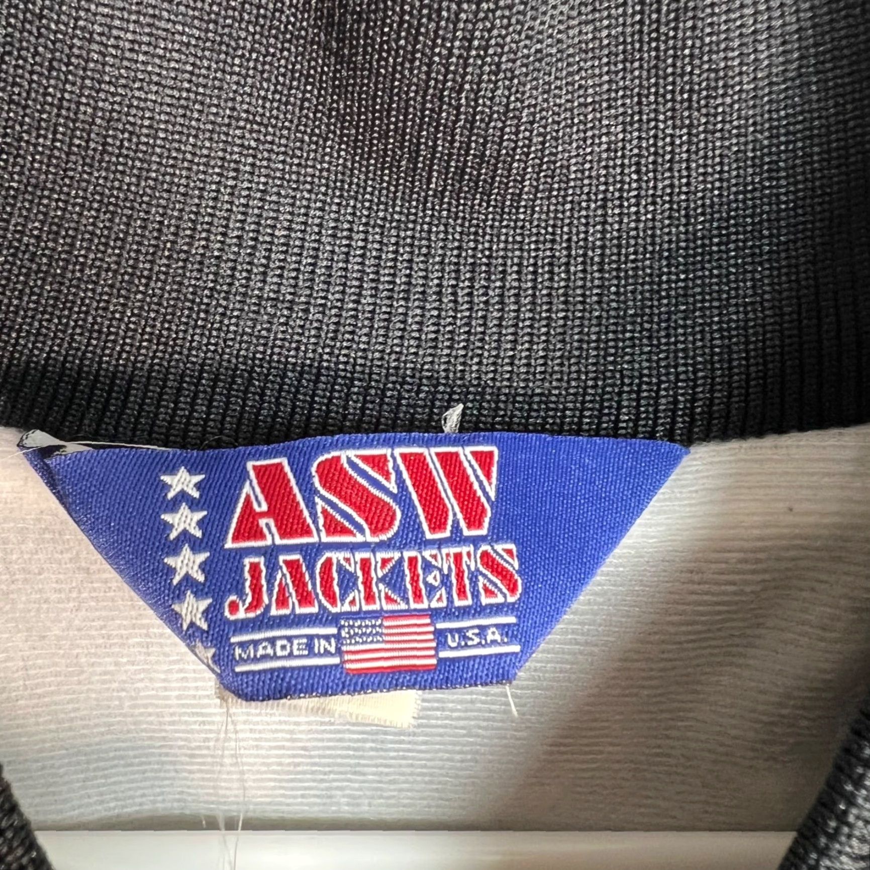 Vintage VINTAGE ASW Jackets Black Satin Varsity Jacket 3XL Mens Monster Truck Racing Size US XXL / EU 58 / 5 - 3 Thumbnail