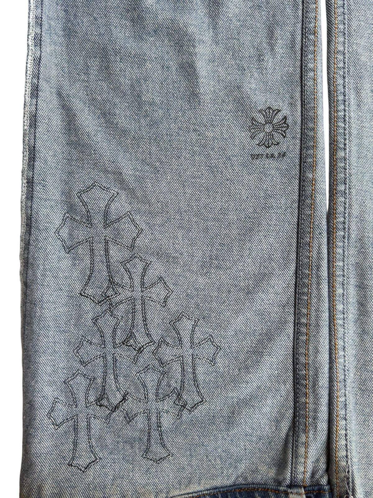 Chrome Hearts Chrome Hearts Flooded Patched 517 Levi’s Denim Jeans Size US 36 / EU 52 - 20 Thumbnail