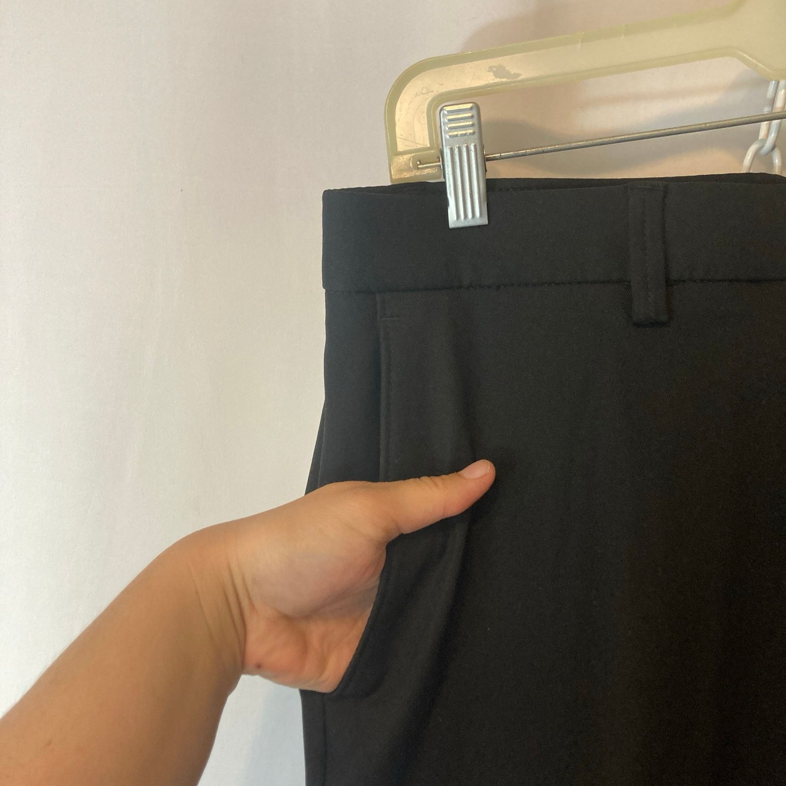 Haggar Haggar H26 Black Premium Straight Men’s Formal Dress Pants Size US 34 / EU 50 - 4 Thumbnail