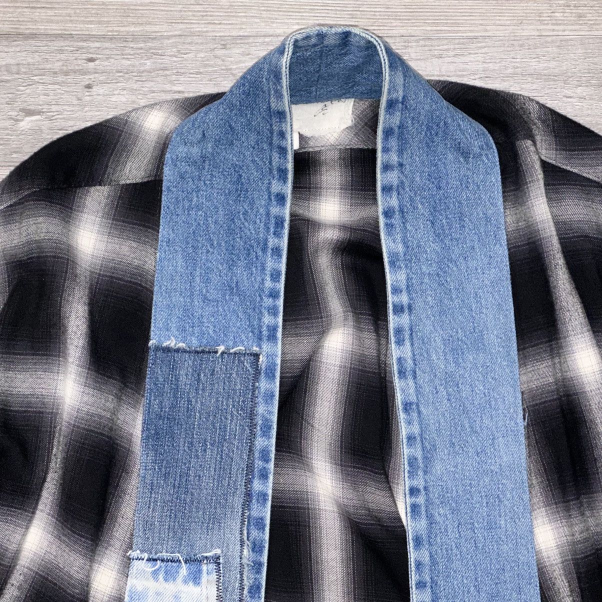 Greg Lauren UNISEX GREY LAUREN B/W CHECK GL1 SIZE 1 Size US S / EU 44-46 / 1 - 2 Thumbnail