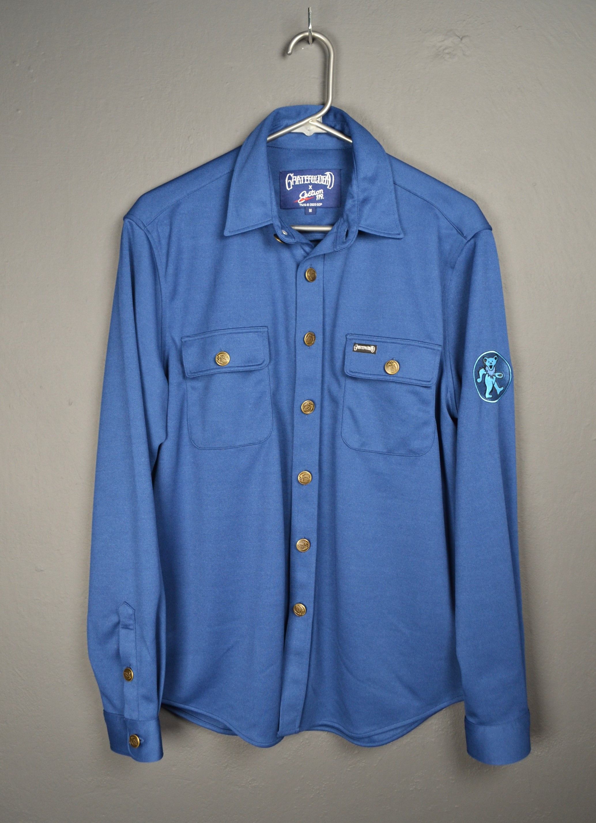 Grateful Dead Section 119 Grateful Dead Navy Blue Shirt M Size US M / EU 48-50 / 2 - 1 Thumbnail
