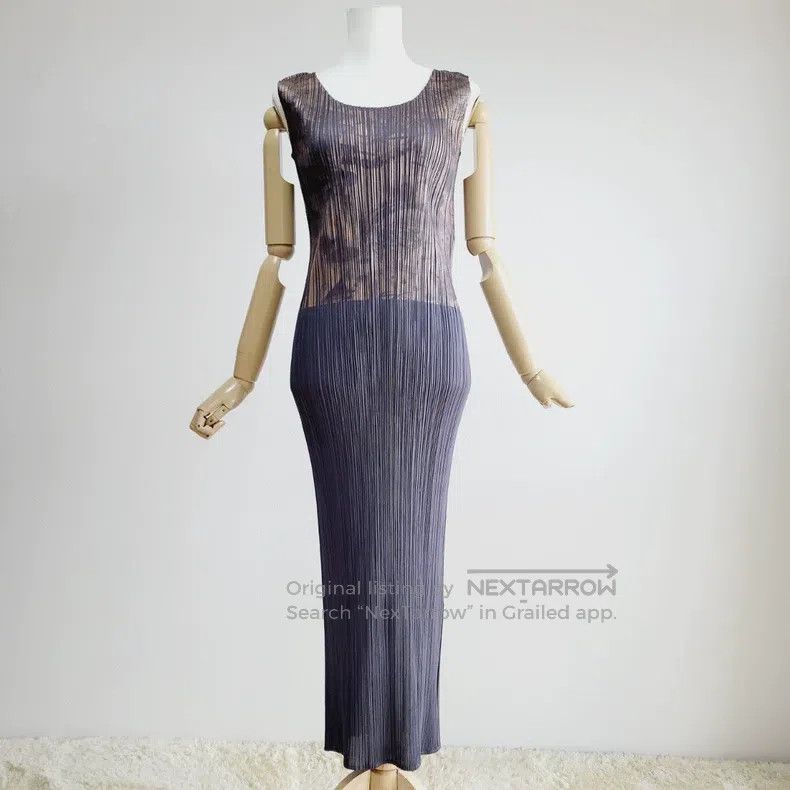 Issey Miyake Issey Miyake Color-block Dress Size M / US 6-8 / IT 42-44 - 1 Thumbnail