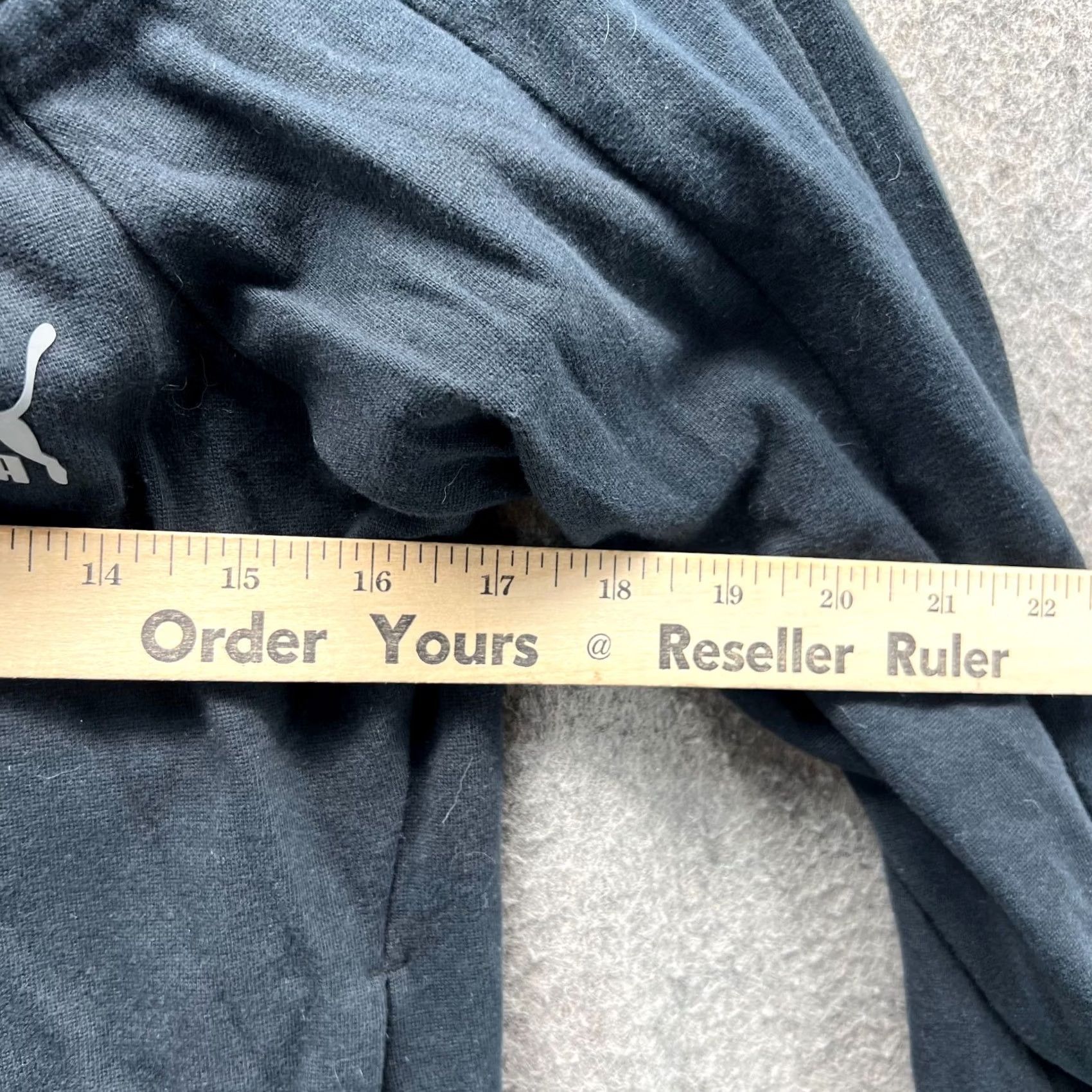 Puma VINTAGE Puma Sweater Women Medium Black Full Zip Cotton Fleece Round Neck Jacket Vtg Size M / US 6-8 / IT 42-44 - 6 Thumbnail