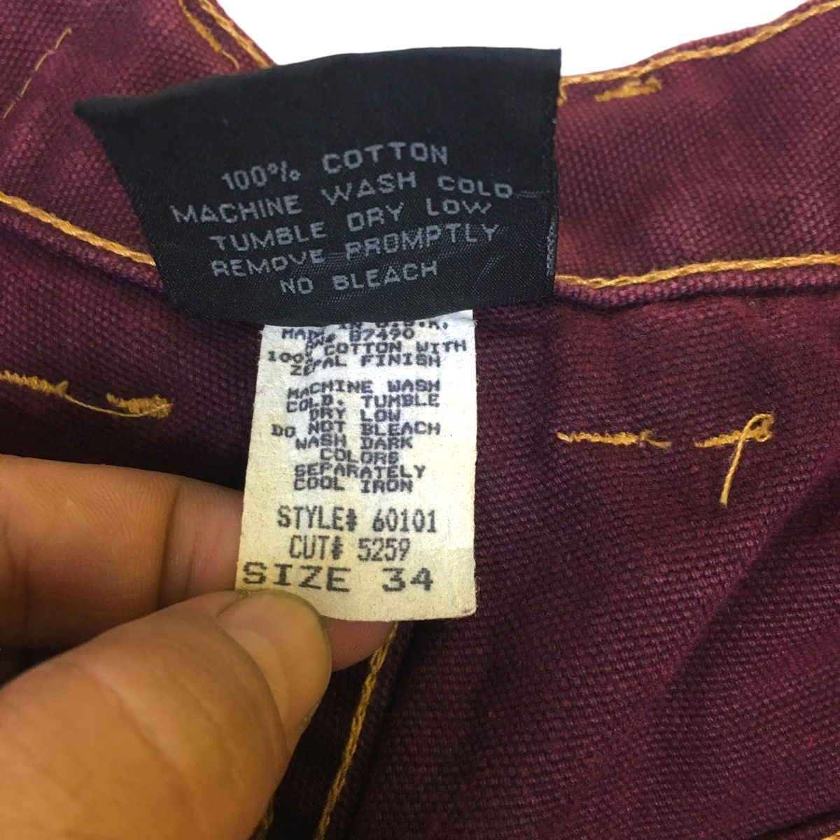 Vintage Vintage KIK WEAR Big City Fit Carpenter Pants Size US 30 / EU 46 - 10 Thumbnail