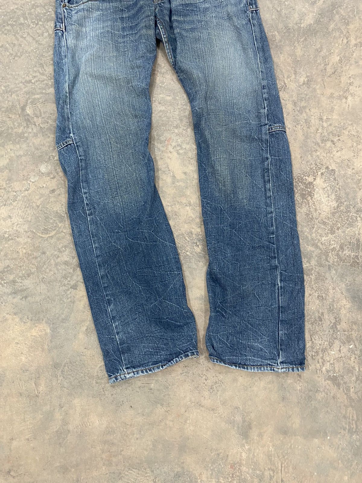 Japanese Brand 2000s DOUBLE WAIST JAPAN DENIM JEANS PUNK GRUNGE HYSTERIC Size US 33 - 3 Thumbnail