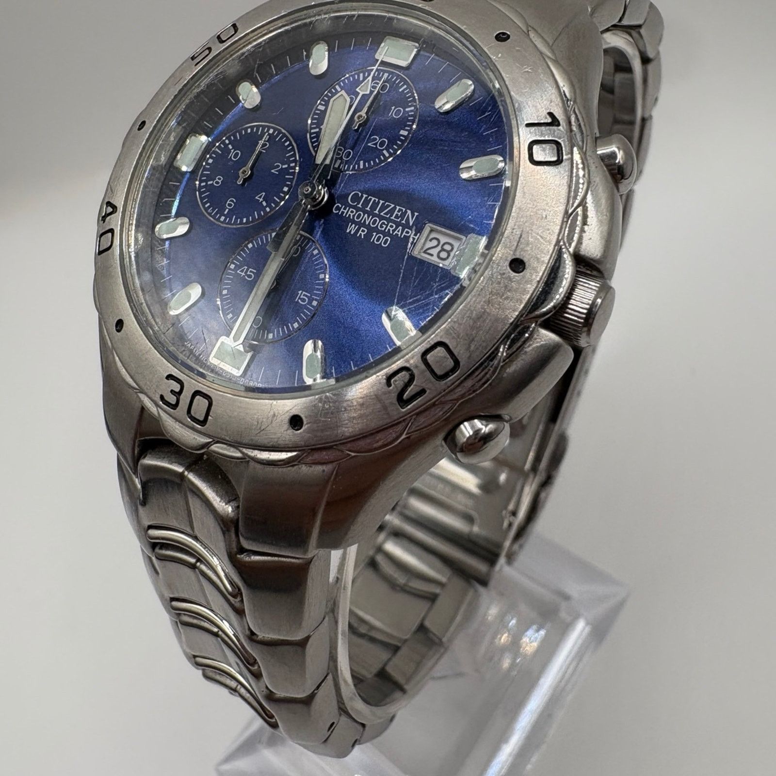 Citizen Citizen WR100 Blue Dial Chrono - Perpetual Calendar Size ONE SIZE - 1 Thumbnail