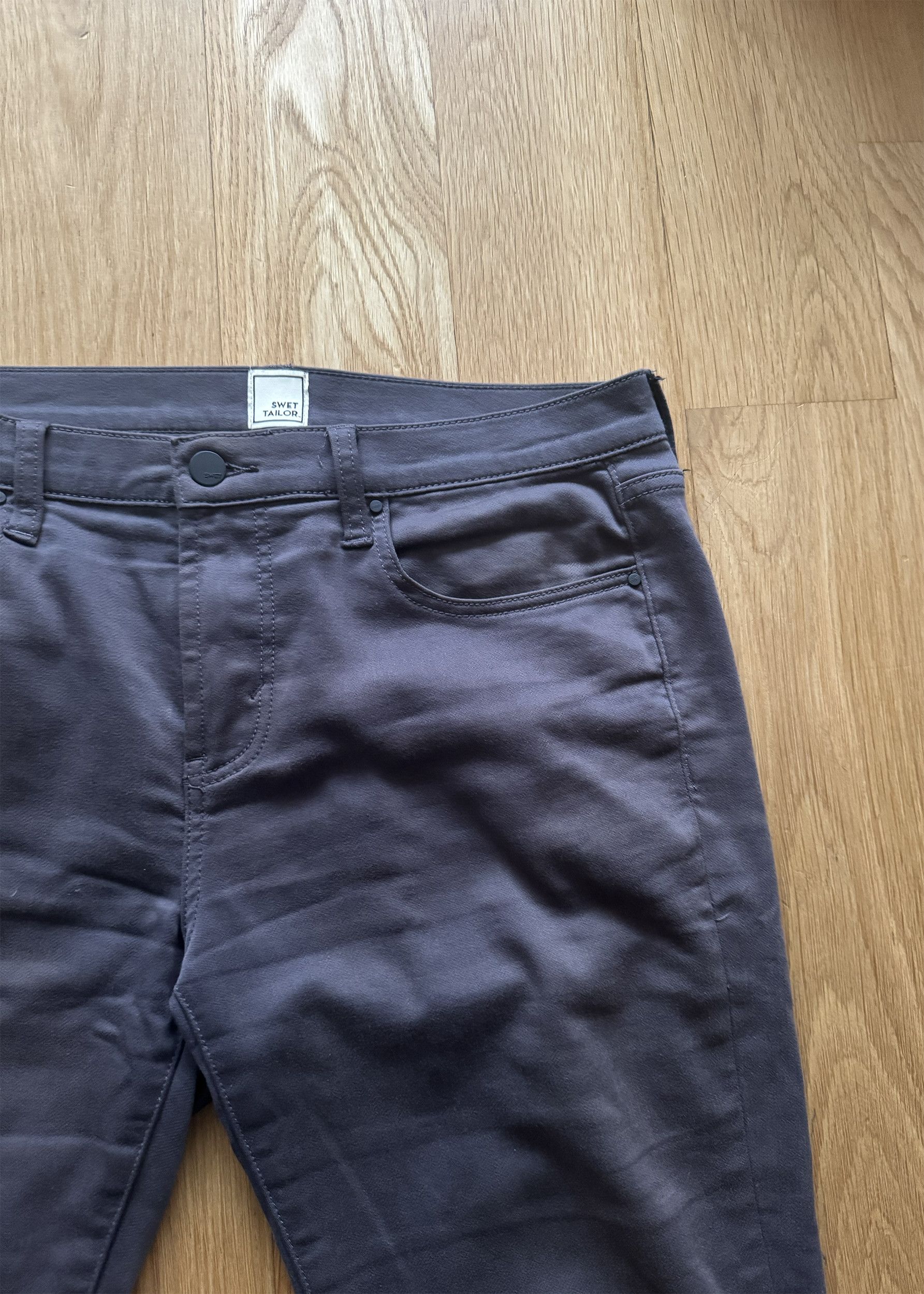 Other Swet Tailor Duo Pants Charcoal Grey Size US 33 - 2 Thumbnail