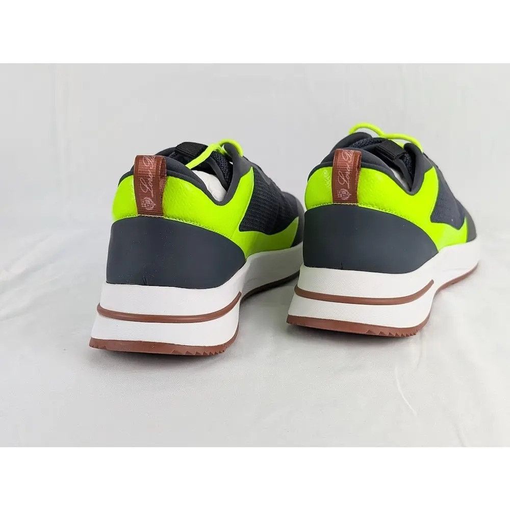 Loro Piana o1rshd1 Week_End Walk Mesh Tenis Low top Sneakers in Black Size US 10 / EU 43 - 7 Thumbnail
