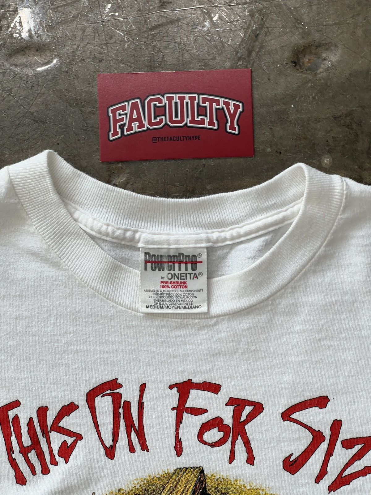 Vintage Vintage Jesus Cross Try This On For Size Religion Tee Medium Size US M / EU 48-50 / 2 - 3 Thumbnail