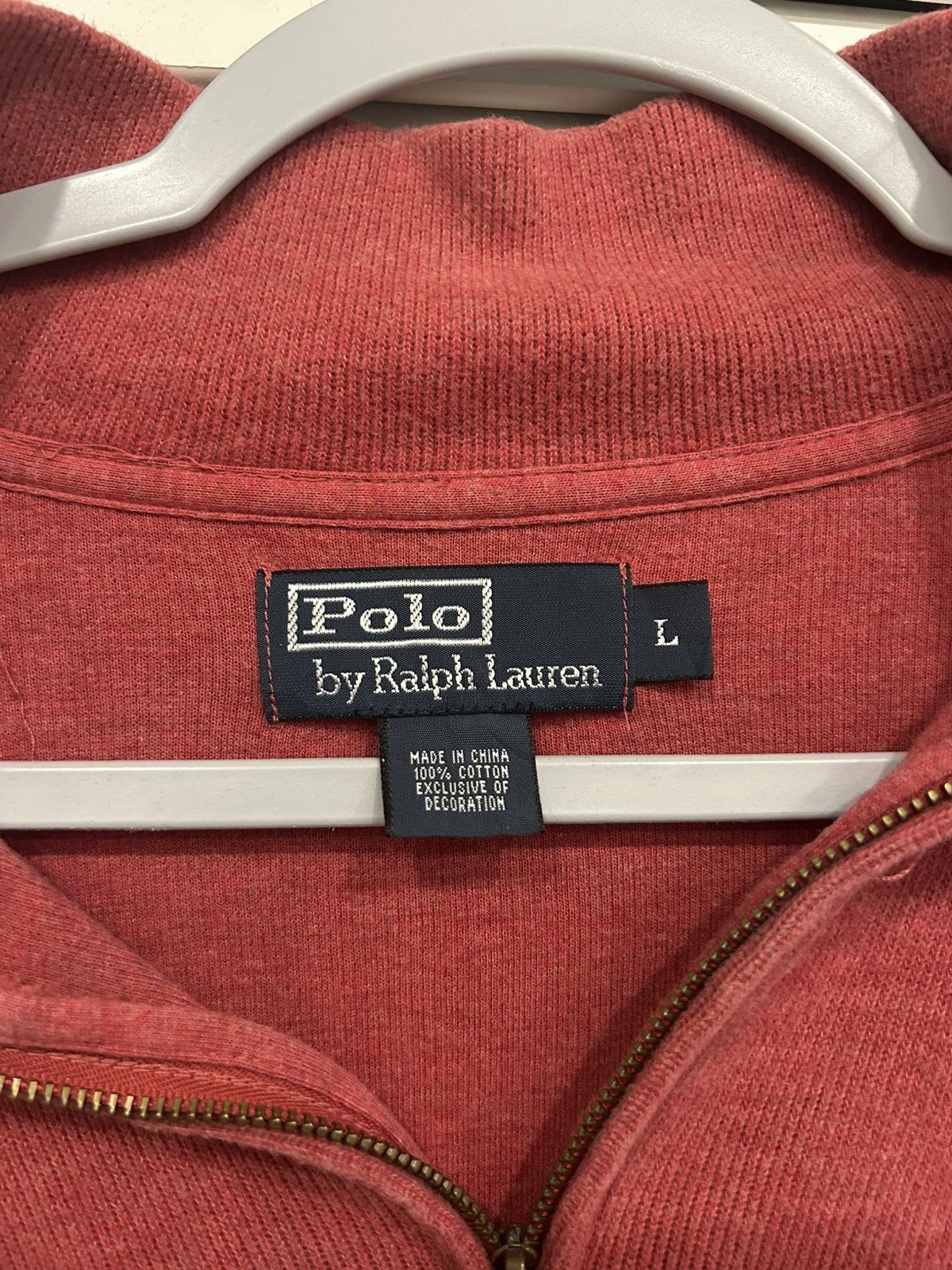 Polo Ralph Lauren Red Polo Quarter zip Size US L / EU 52-54 / 3 - 3 Thumbnail