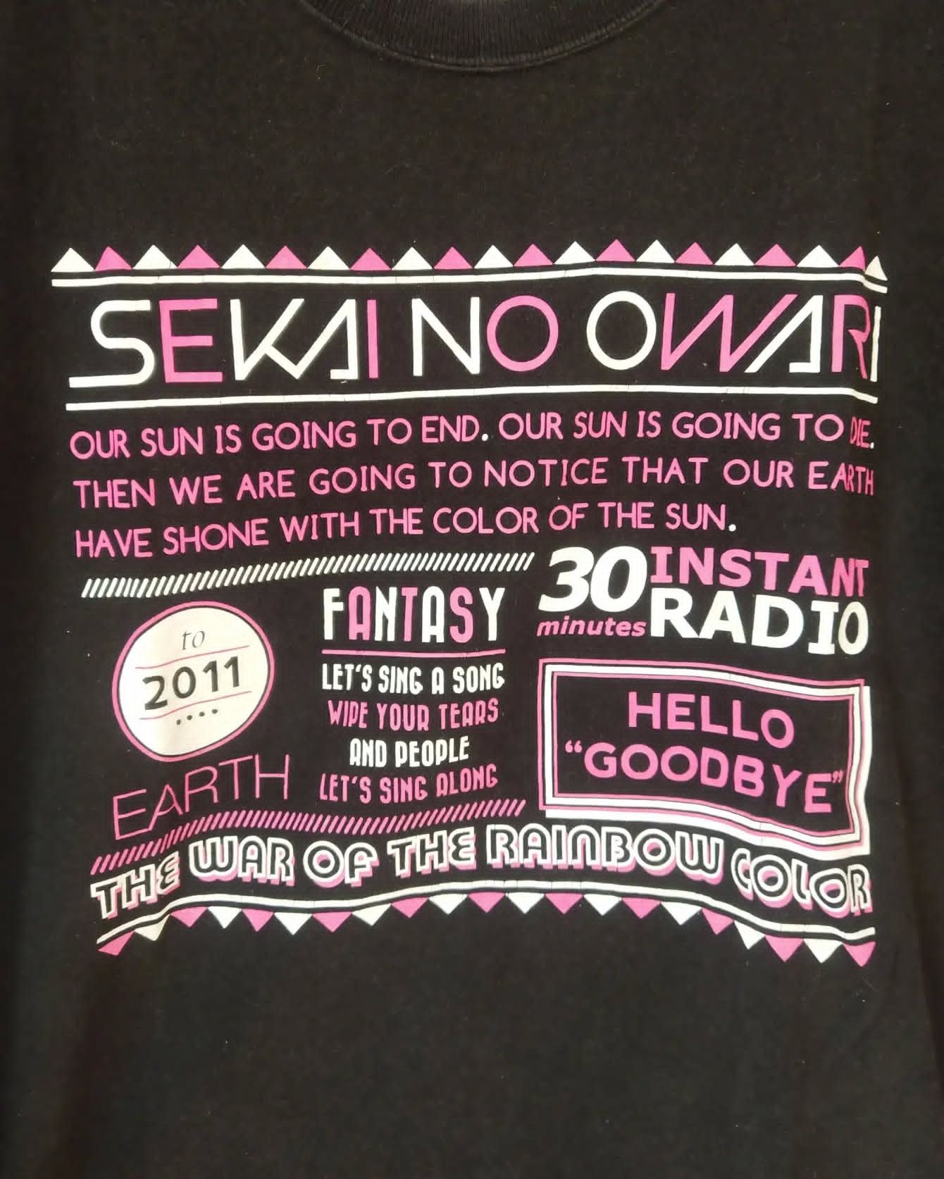 Band Tees Sekai no Owari 2011 Graphic Band Tee Size US M / EU 48-50 / 2 - 2 Thumbnail