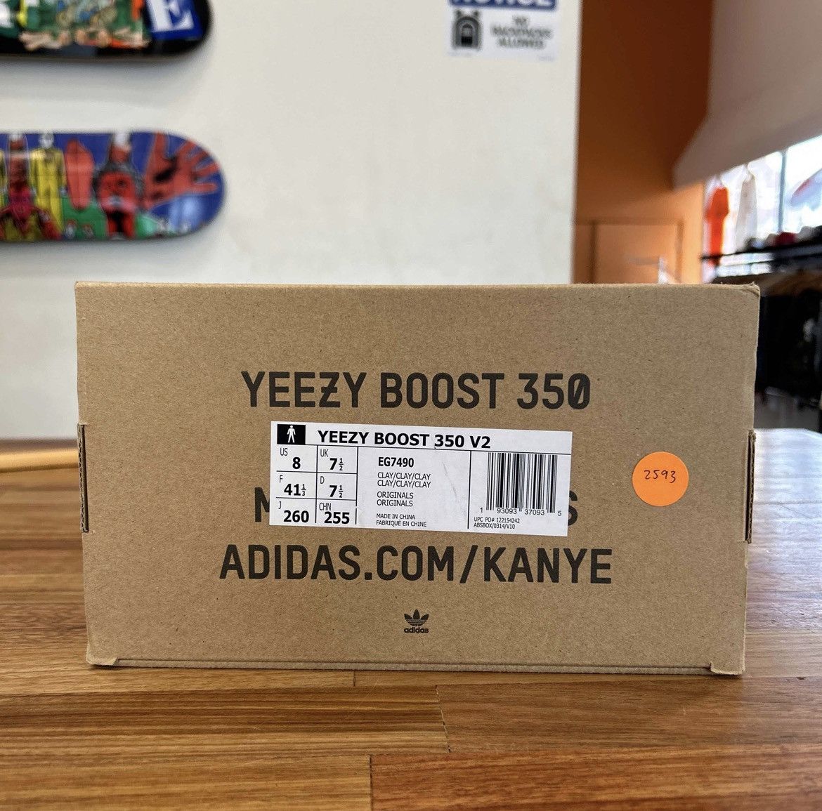 Yeezy Adidas Yeezy Boost 350 v2 “Clay” Size US 8 / EU 41 - 7 Thumbnail