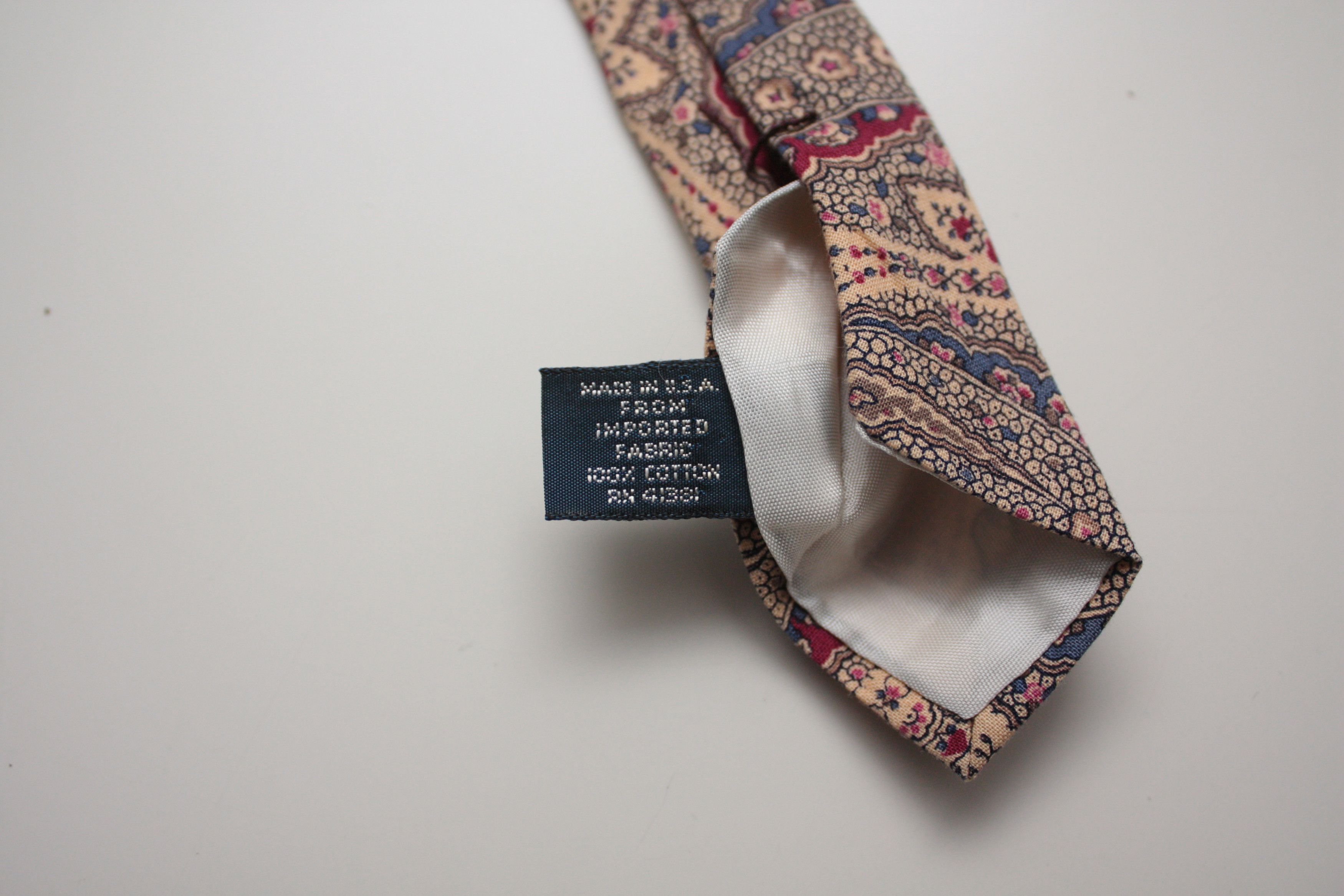 Polo Ralph Lauren Polo Ralph Lauren Abstract Multicolor Tie Made In USA Size ONE SIZE - 5 Thumbnail