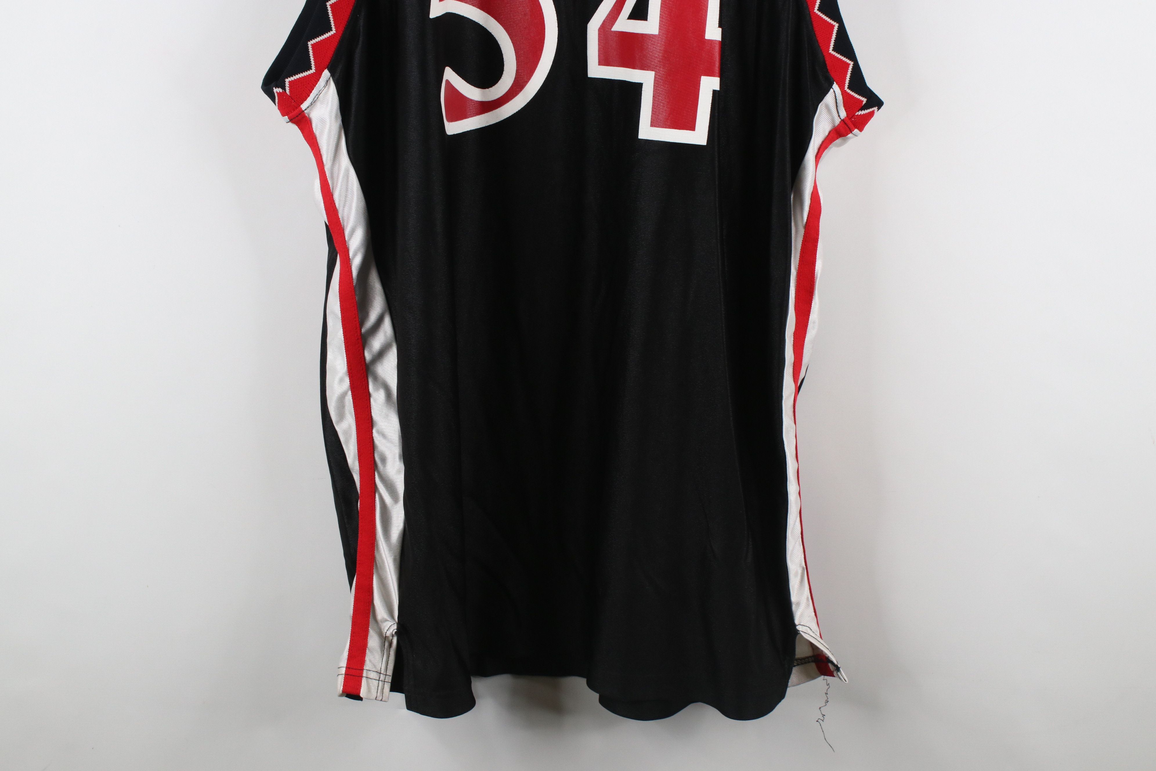 Vintage Vintage 90s Wilson Spell Mohawk Basketball Jersey Black #54 Size US XXL / EU 58 / 5 - 14 Thumbnail